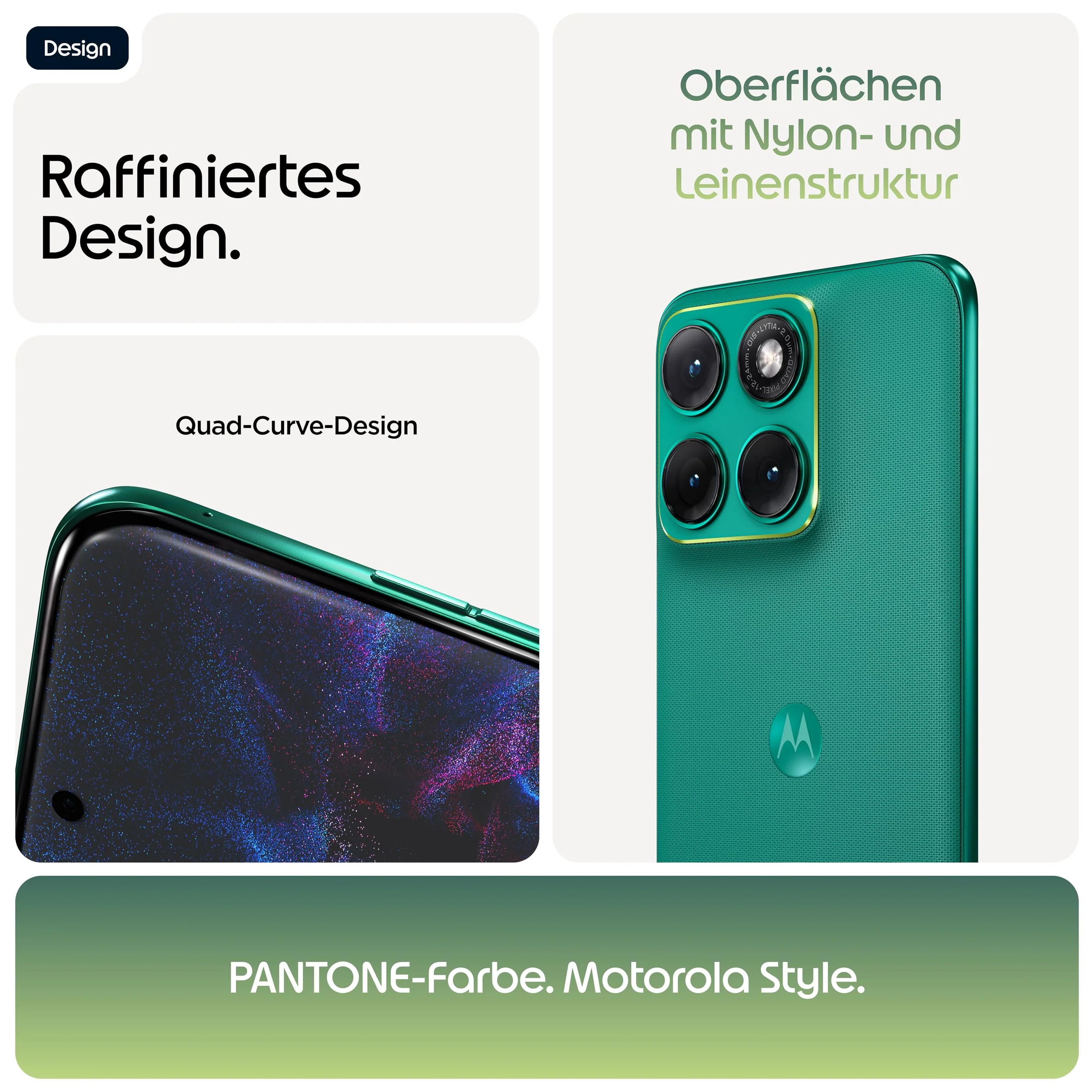 Motorola Edge 70 Fusion Smartphone (Robustes 6,78"-Super-HD+-Display mit Corning Gorilla Glass 7i, 50-MP-Kamera, 8/256 GB, 5100 mAh, 68W-TurboPower-Aufladen) Pantone Sporting Green - Image 6
