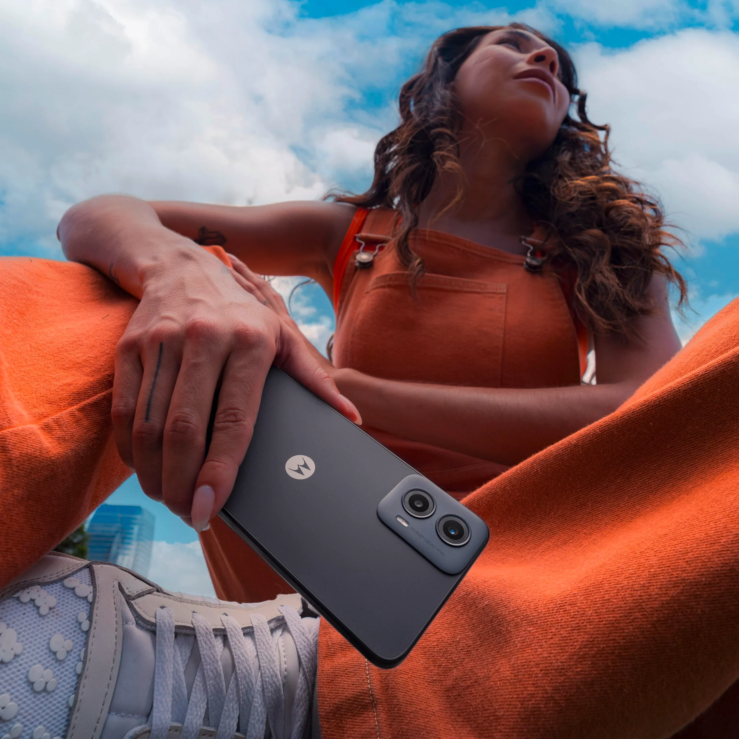 Motorola Moto g34 5G Smartphone (6,53"-HD+-Display, 50-MP-Kamera, 4 GB / 128 GB, 5000 mAh, Android 14) Charcoal Black, inkl. Schutzcover [Exklusiv bei Amazon] - Image 3