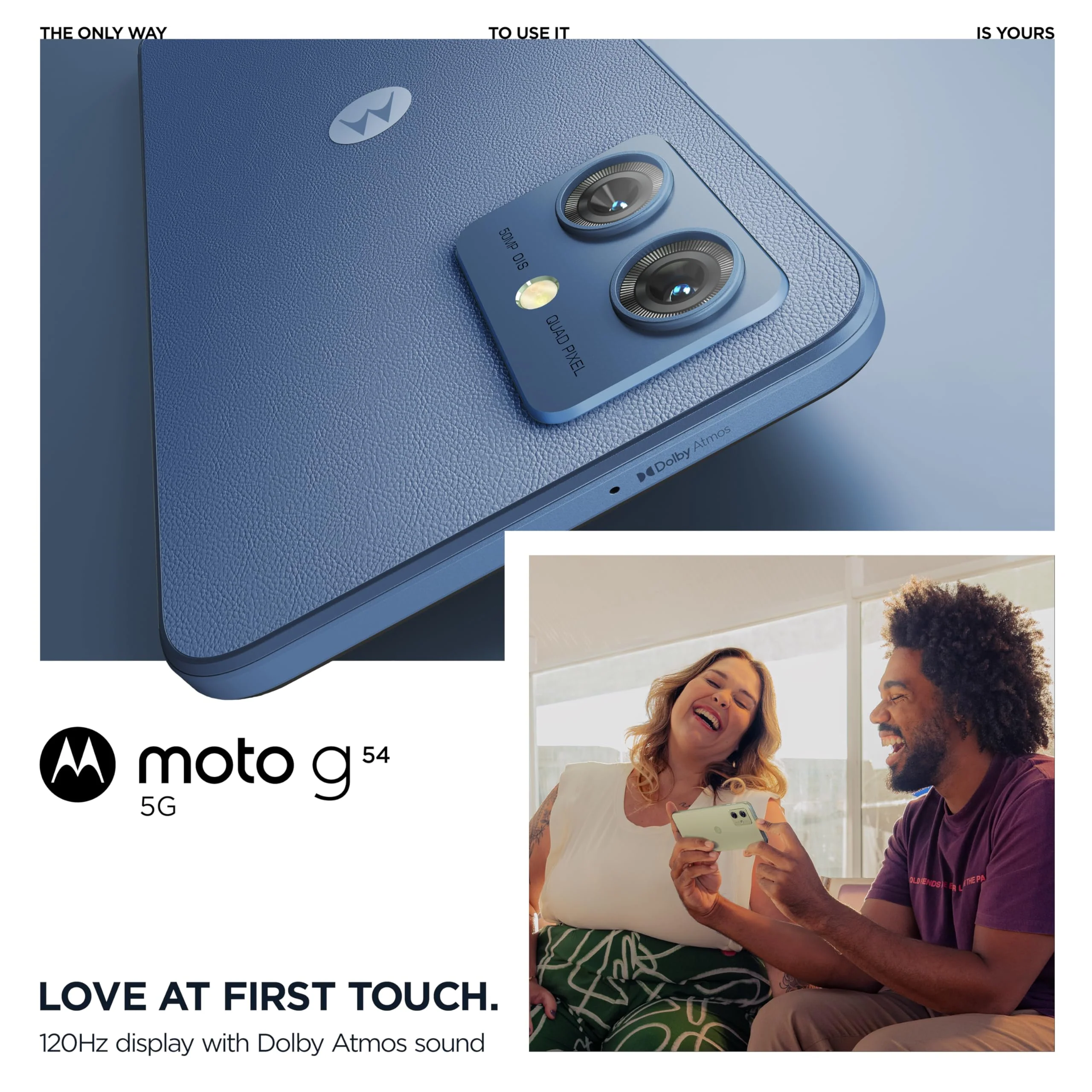 Motorola Moto G54 5G, Dual, 256GB 12GB Ram, Indigo Blue - Image 5