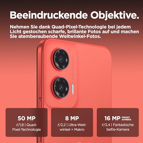 Motorola Moto g55 5G Smartphone (6,49"-FHD+-Display, 50-MP-Kamera, 8/256 GB, 5000 mAh, Android 14) Forest Grey, inkl. Schutzcover [Exklusiv bei Amazon] - Image 7