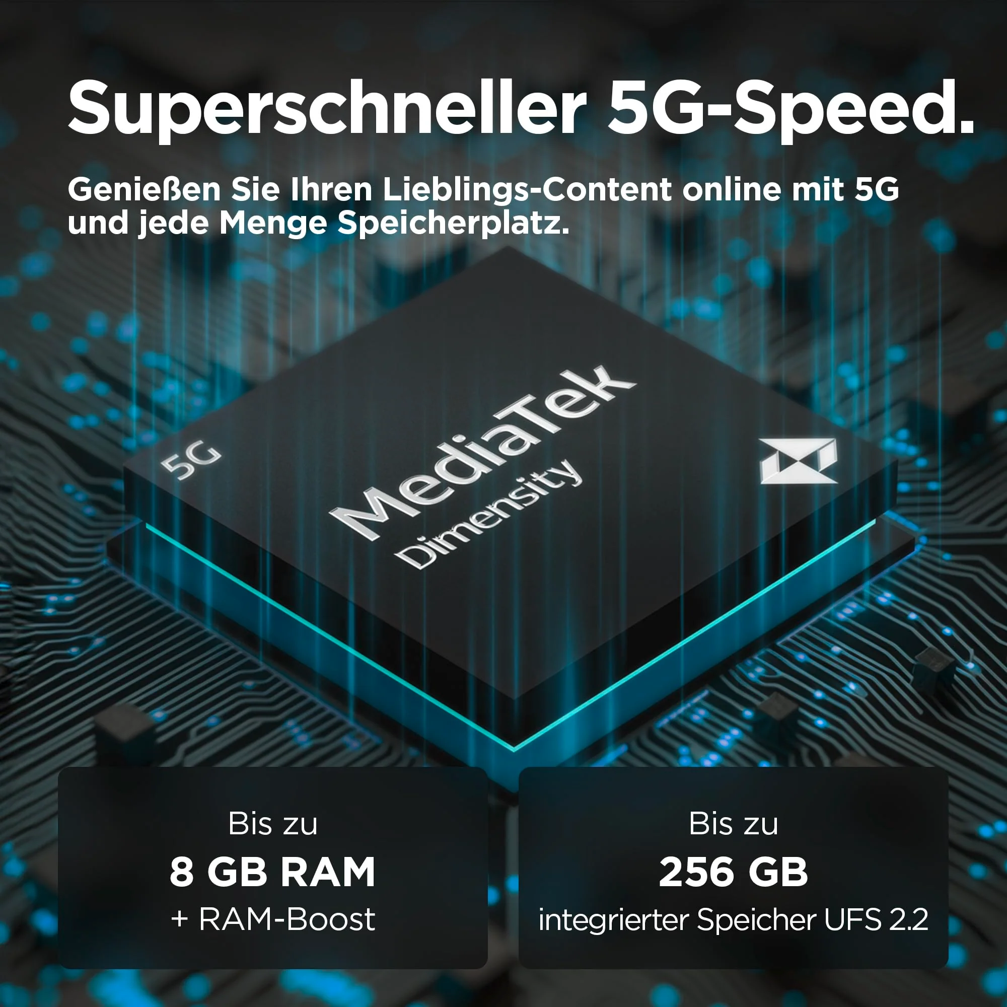 Motorola Moto g55 5G Smartphone (6,49"-FHD+-Display, 50-MP-Kamera, 8/256 GB, 5000 mAh, Android 14) Smoky Green (Veganes Kunstleder), inkl. Schutzcover [Exklusiv bei Amazon] - Image 2