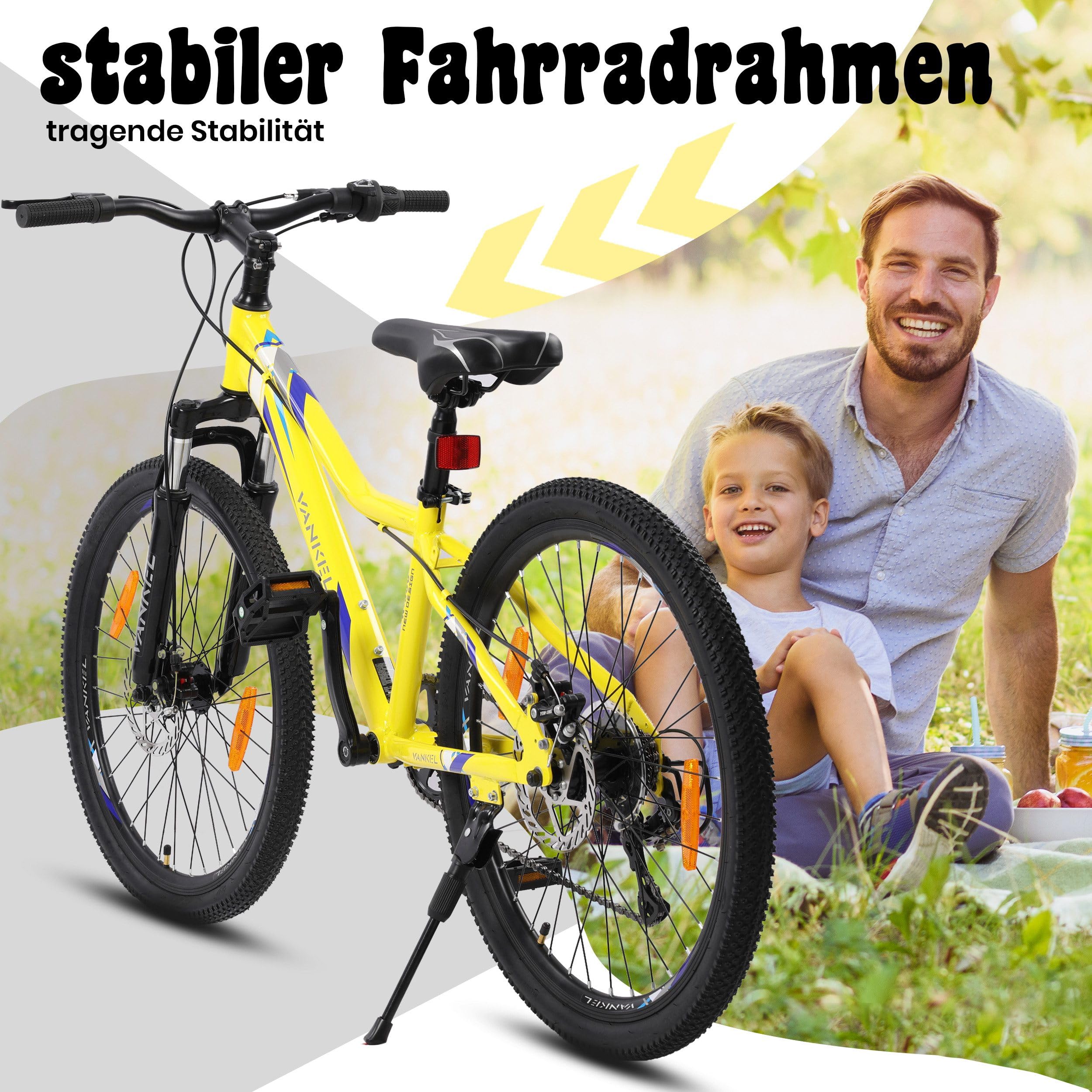 Mountainbike 24 Zoll Jungen Mädchen Kinderrad 6 Gang Schaltung Kettenschaltung - Image 3