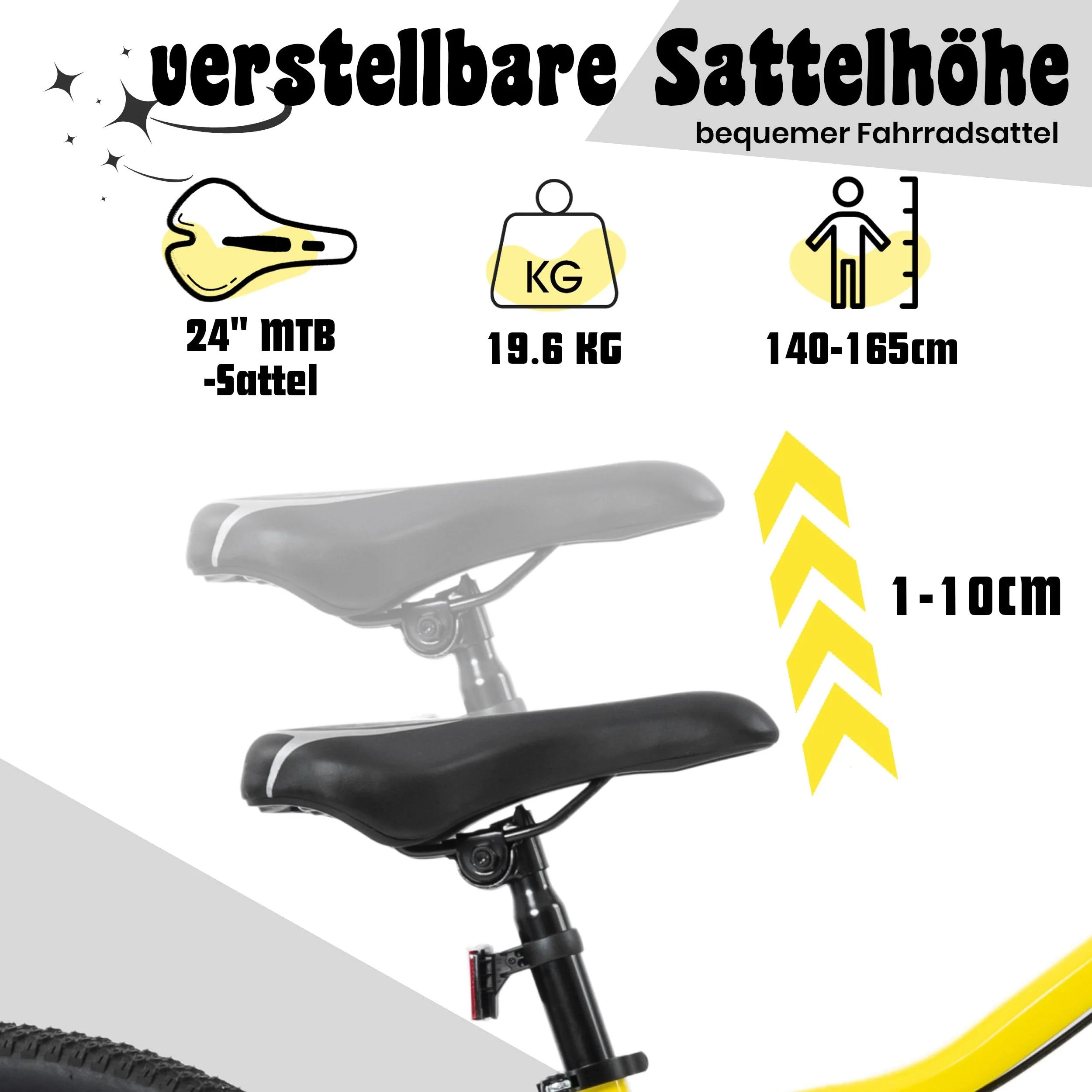 Mountainbike 24 Zoll Jungen Mädchen Kinderrad 6 Gang Schaltung Kettenschaltung - Image 6