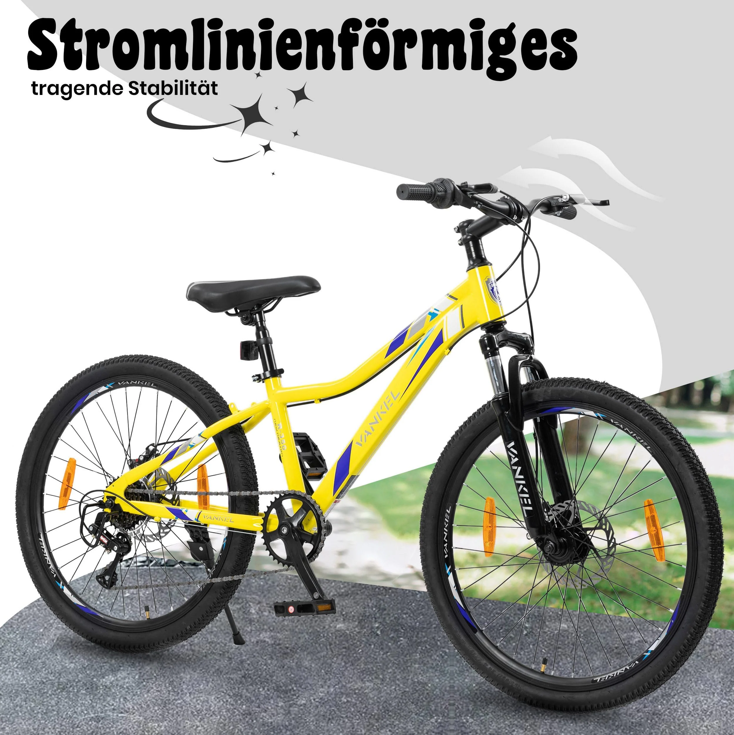 Mountainbike 24 Zoll Jungen Mädchen Kinderrad 6 Gang Schaltung Kettenschaltung - Image 8