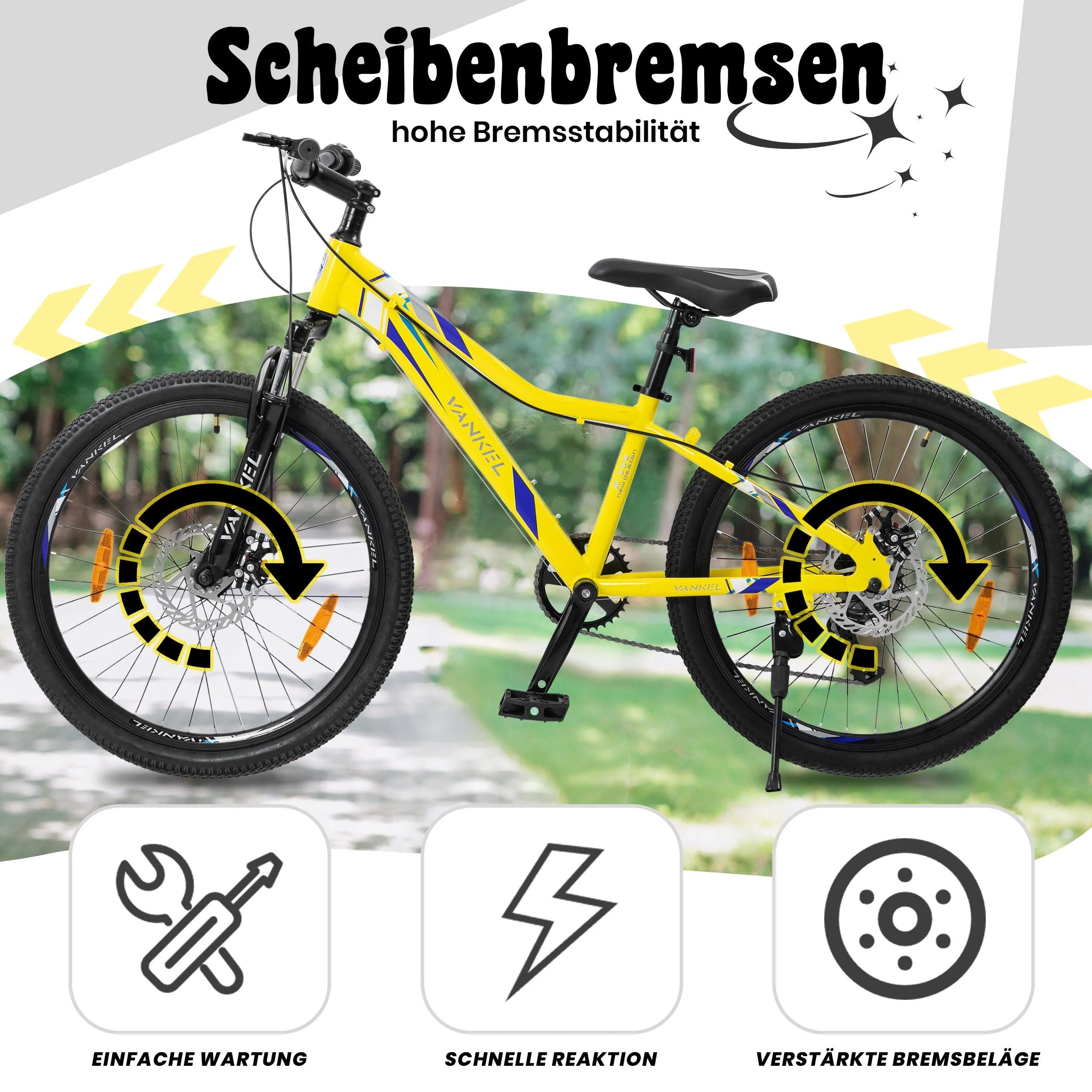 Mountainbike 24 Zoll Jungen Mädchen Kinderrad 6 Gang Schaltung Kettenschaltung - Image 9