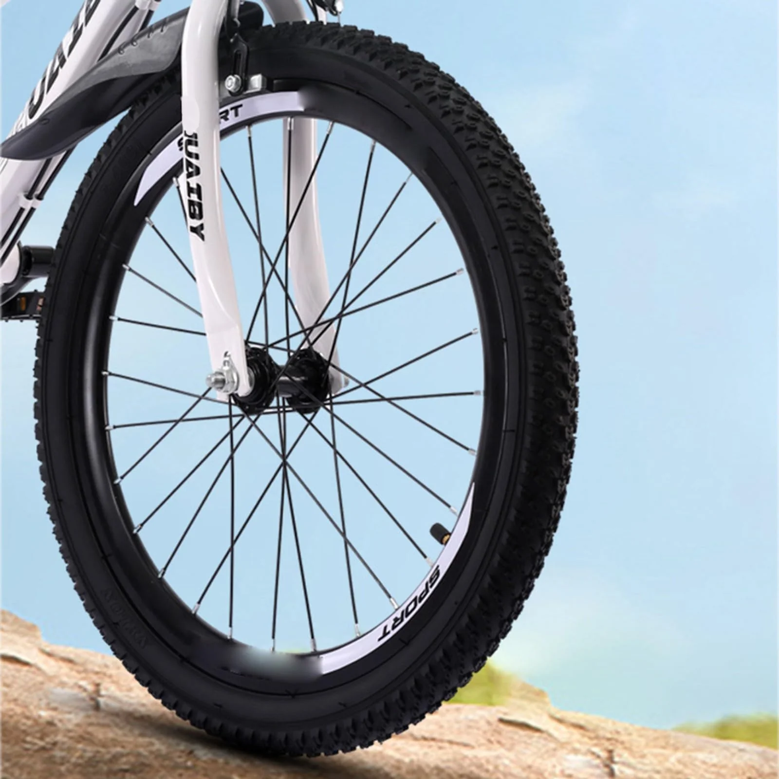 Mountainbike 24 Zoll Singlespeed High Carbon Steel Geeignet für Kinder und Jugendliche Rosa C,22 inches - Image 2