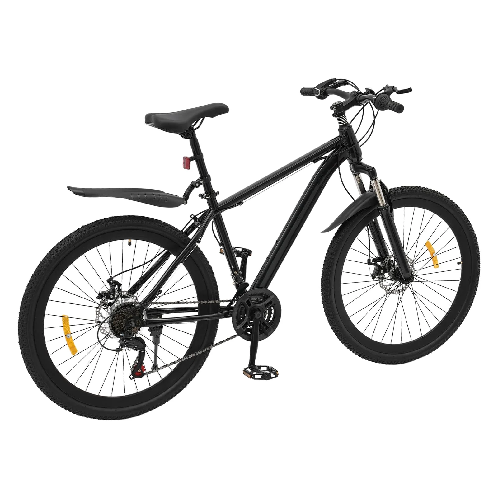 Mountainbikes 26 Zoll 21 Gang Fully MTB Fahrrad Einstellbarer Sitz Und Lenkerhöhe Stoßdämpfung Scheibenbremse Cityräder Vordere Federung Strabenfahrrader Tragfähigkeit 100 Kg Bicycle Mountain Bike - Image 7