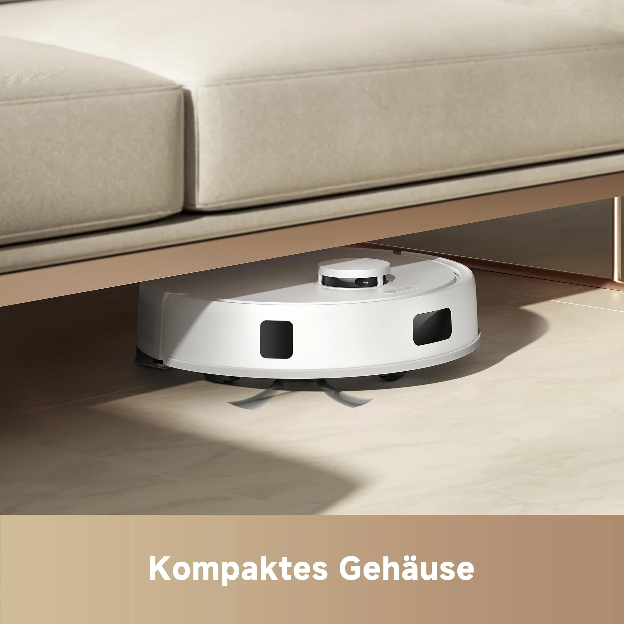 Mova E20 Saugroboter mit Wischfunktion, LDS-Navigation, 5.000 Pa Saugkraft, 2-in-1 Staubsaugen und Wischen, Kompakte Bauweise - Image 7