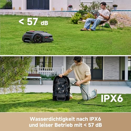 MOVA LiDAX Ultra 800 Mähroboter ohne Begrenzungskabel, Empf. 800 m², ohne RTK & automatische Kartenerstellung per 3D-LiDAR mit 360° & AI Vision, 5 cm Kantenschnitt, effiziente Wegeplanung in U-Form - Image 10
