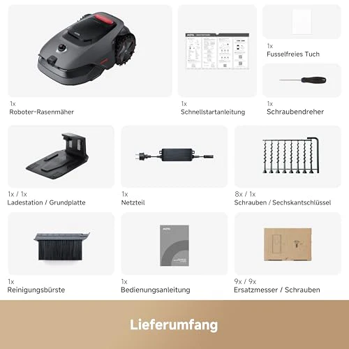 MOVA LiDAX Ultra 800 Mähroboter ohne Begrenzungskabel, Empf. 800 m², ohne RTK & automatische Kartenerstellung per 3D-LiDAR mit 360° & AI Vision, 5 cm Kantenschnitt, effiziente Wegeplanung in U-Form - Image 11