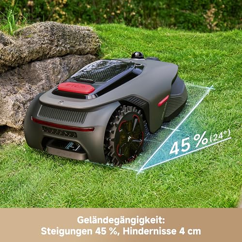 MOVA LiDAX Ultra 800 Mähroboter ohne Begrenzungskabel, Empf. 800 m², ohne RTK & automatische Kartenerstellung per 3D-LiDAR mit 360° & AI Vision, 5 cm Kantenschnitt, effiziente Wegeplanung in U-Form - Image 8