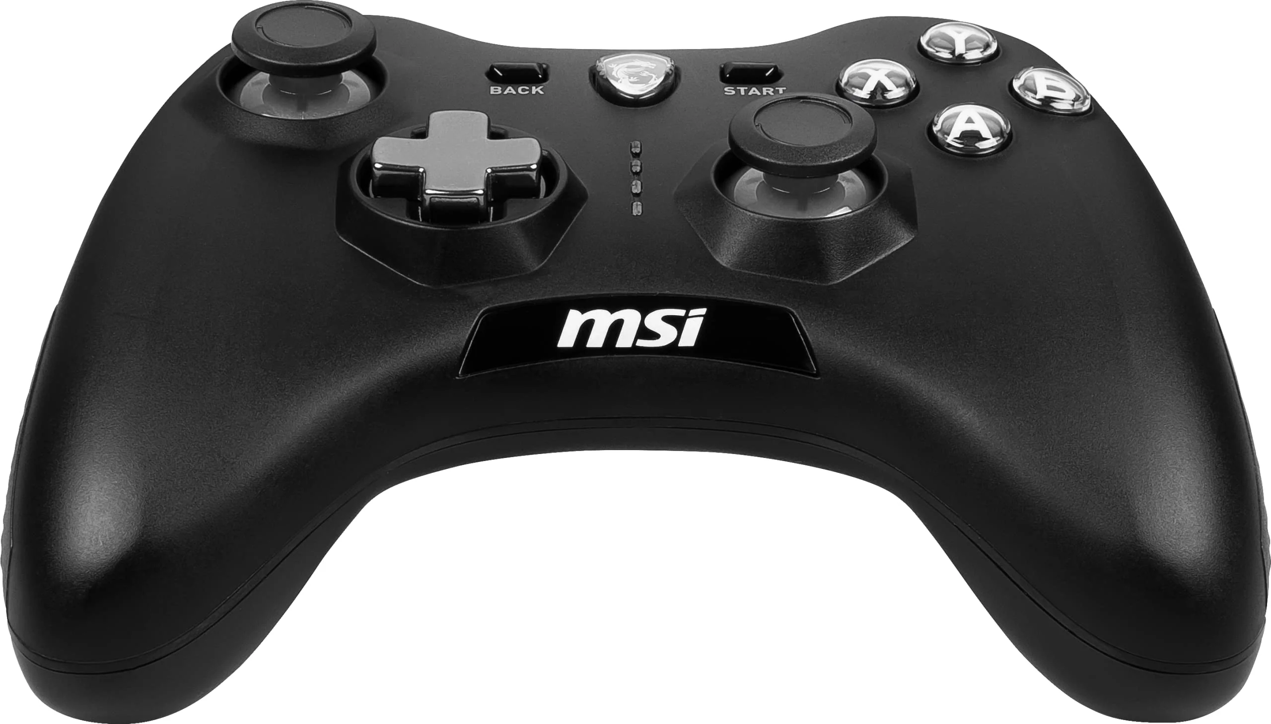 MSI FORCE GC20 V2 Kabelgebundener PC-Gamepad Controller - austauschbare D-Pad-Abdeckungen, zwei Vibrationsmotoren, USB 2.0 - schwarz, kabelgebunden - Image 5