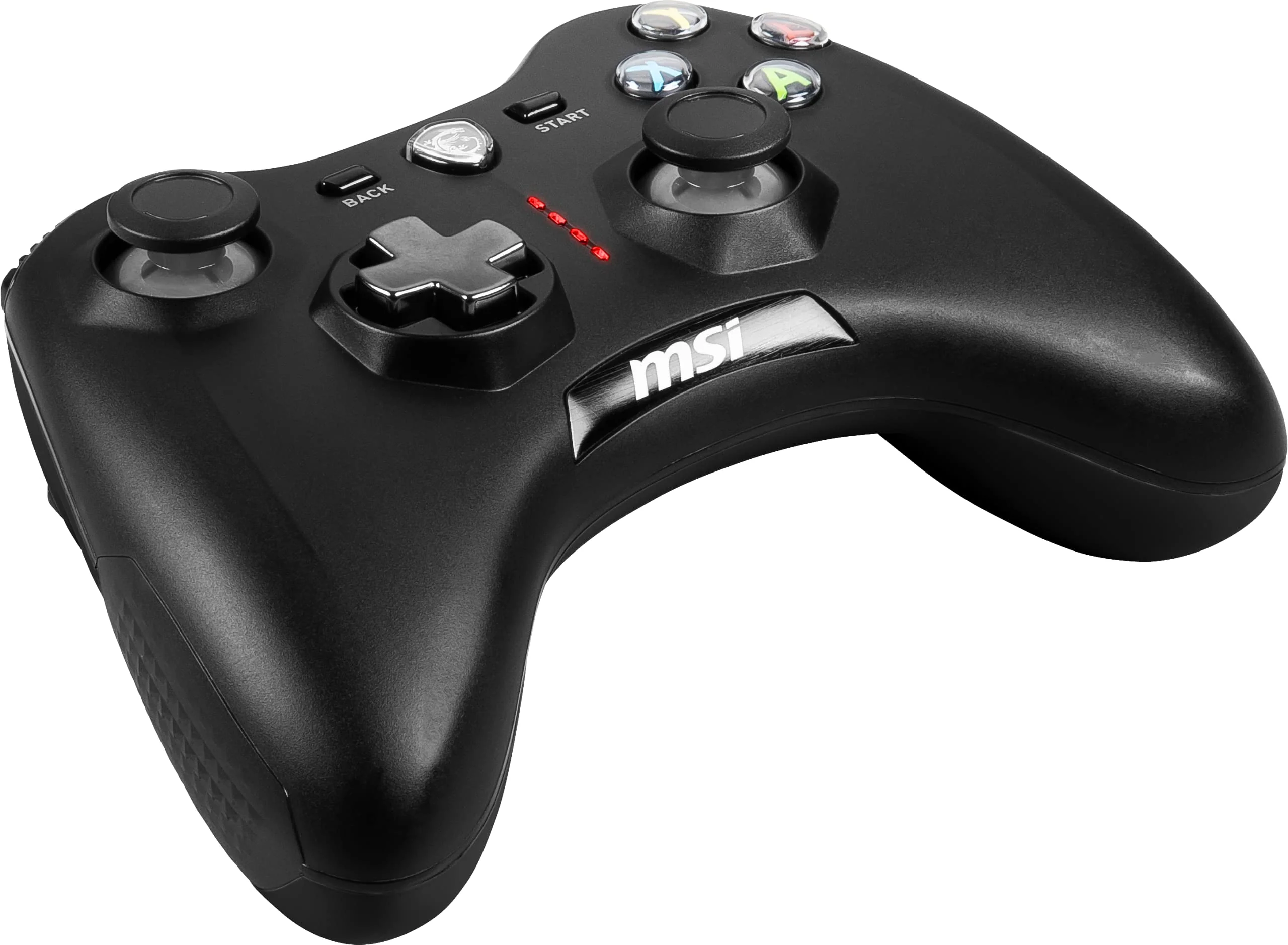 MSI FORCE GC30 V2 Kabelloser PC-Gamepad Controller - 2,4 GHz, 600mAh Li-Ionen-Akku, austauschbare D-Pad-Abdeckungen, zwei Vibrationsmotoren, USB 2.0 - schwarz, kabelgebunden/kabellos - Image 8