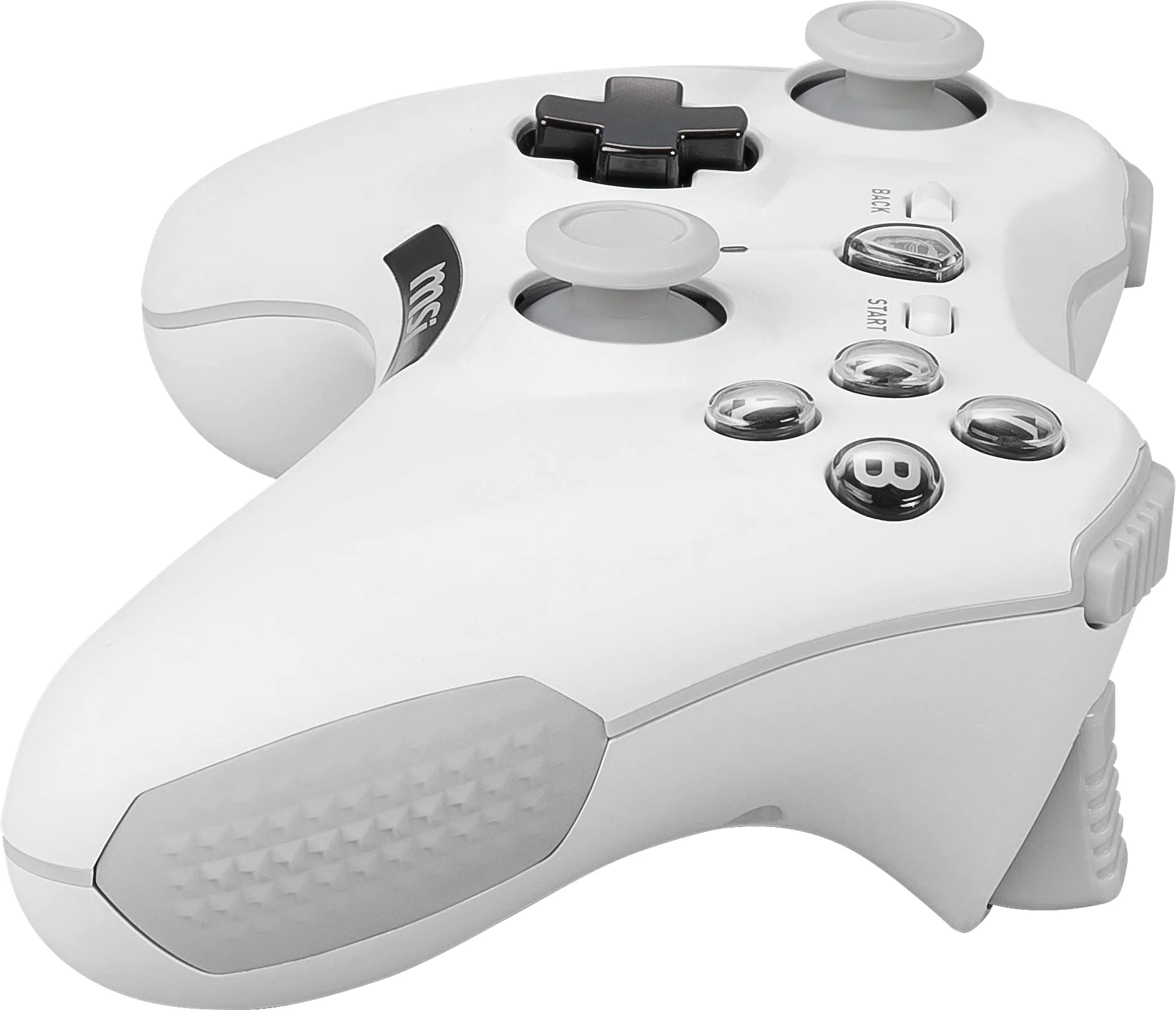 MSI FORCE GC30 V2 WHITE Kabelloser PC Gamepad Controller - 2,4 GHz, 600mAh Li-Ion Akku, austauschbare D-Pad Abdeckungen, zwei Vibrationsmotoren, USB 2.0 - weiß, kabelgebunden/kabellos - Image 6