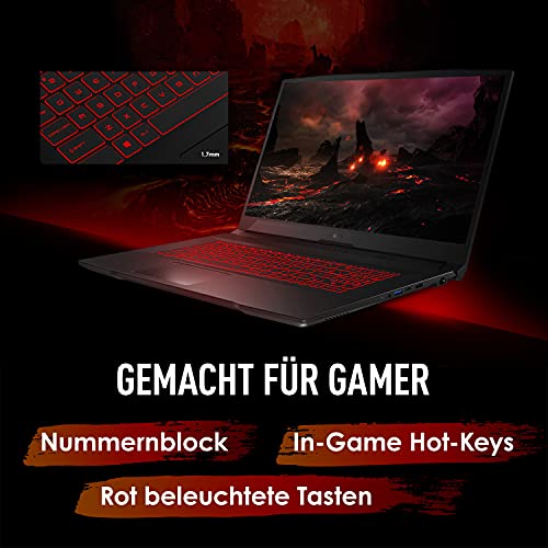 MSI Katana GF76 11UD-223 (17.3 Zoll /144HZ) Gaming-Laptop (Intel Core i7-11800H+HM570, Nvidia RTX3050 Ti, GDDR6 4GB, 512GB, Windows 10 Home Advanced), Schwarz - Image 4