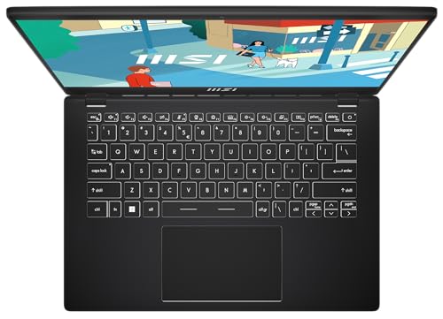 MSI Modern 14 Business Laptop, 35,7 cm (14,0") FHD, Intel Core i5 1235U, 16 GB DDR4 RAM, 512 GB SSD, Intel® Iris® Xᵉ Grafik, Windows 11 Home, QWERTZ Tastatur, schwarz, C12MO-1206 - Image 9