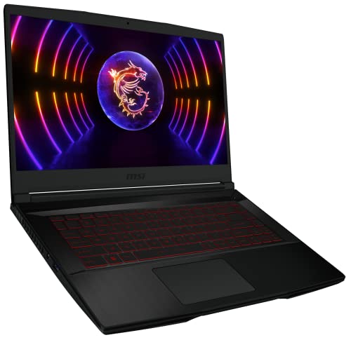 MSI Thin GF63 Gaming Notebook | 39,6 cm (15,6 Zoll) Full-HD 144 Hz | Intel Core i5-12450H | 16GB RAM | 512GB SSD | RTX 4050 6 GB | Windows 11 Home | QWERTZ Tastatur | Schwarz | 12VE-087 - Image 2
