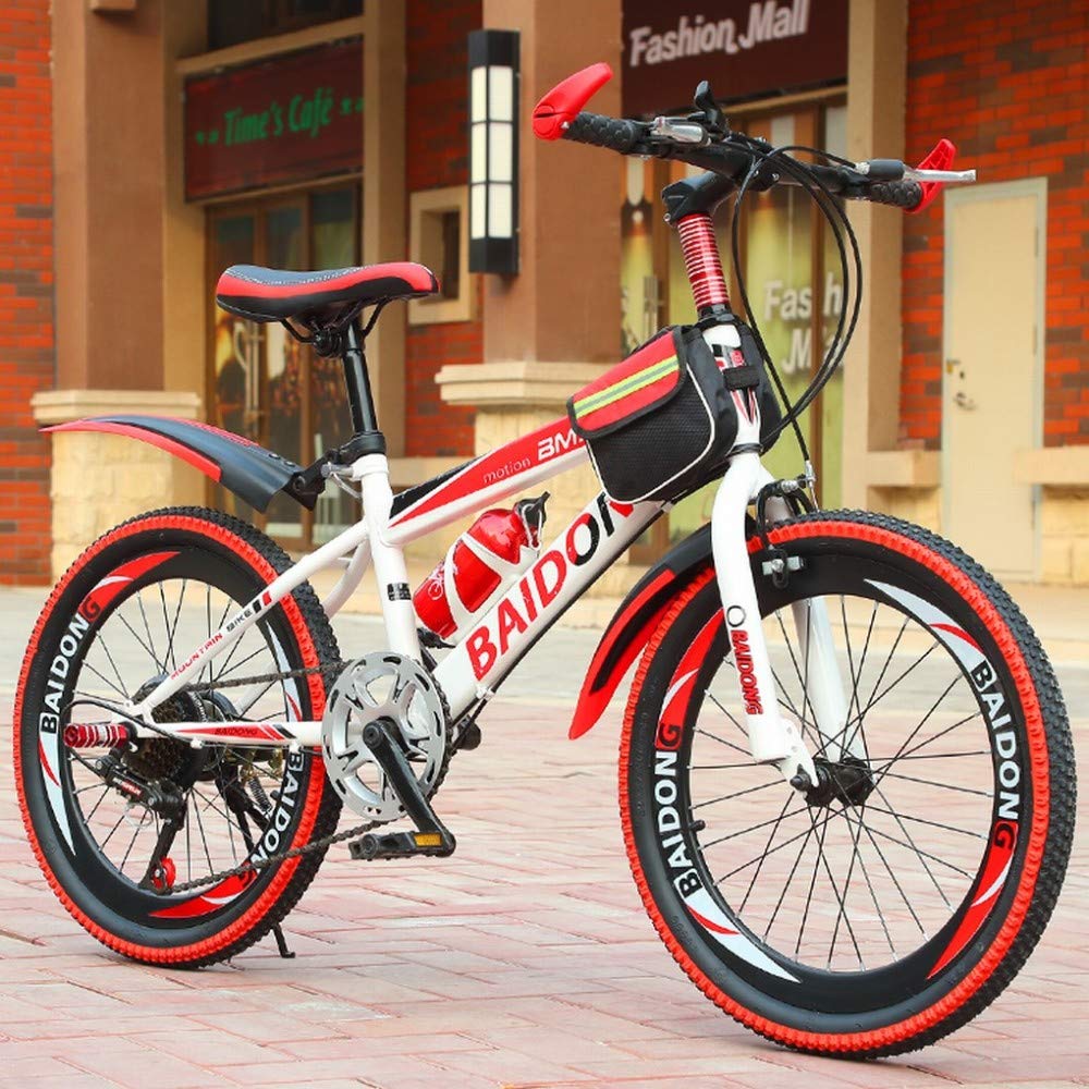 MU Berg Off-Road-Fahrrad Erwachsene Männer Und Frauen Mit Variabler Geschwindigkeit 20/22/24/26 Scheibenbremse Renn Studierenden Jugend,rot,20 Inches - Image 2