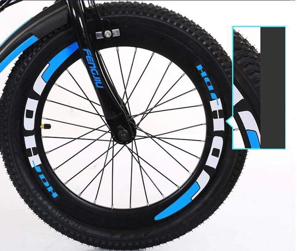 MU Mountainbike Für Kinder, Kleinstahlrahmen Mit Variabler Geschwindigkeit Kinderfahrrad Für 6-12 Jahre Alt Jungen Mädchen, Schüler Gebirgsfahrrad Mit Kessel Und Rücksitz, 6-Gang, Blau, 22Inch - Image 5