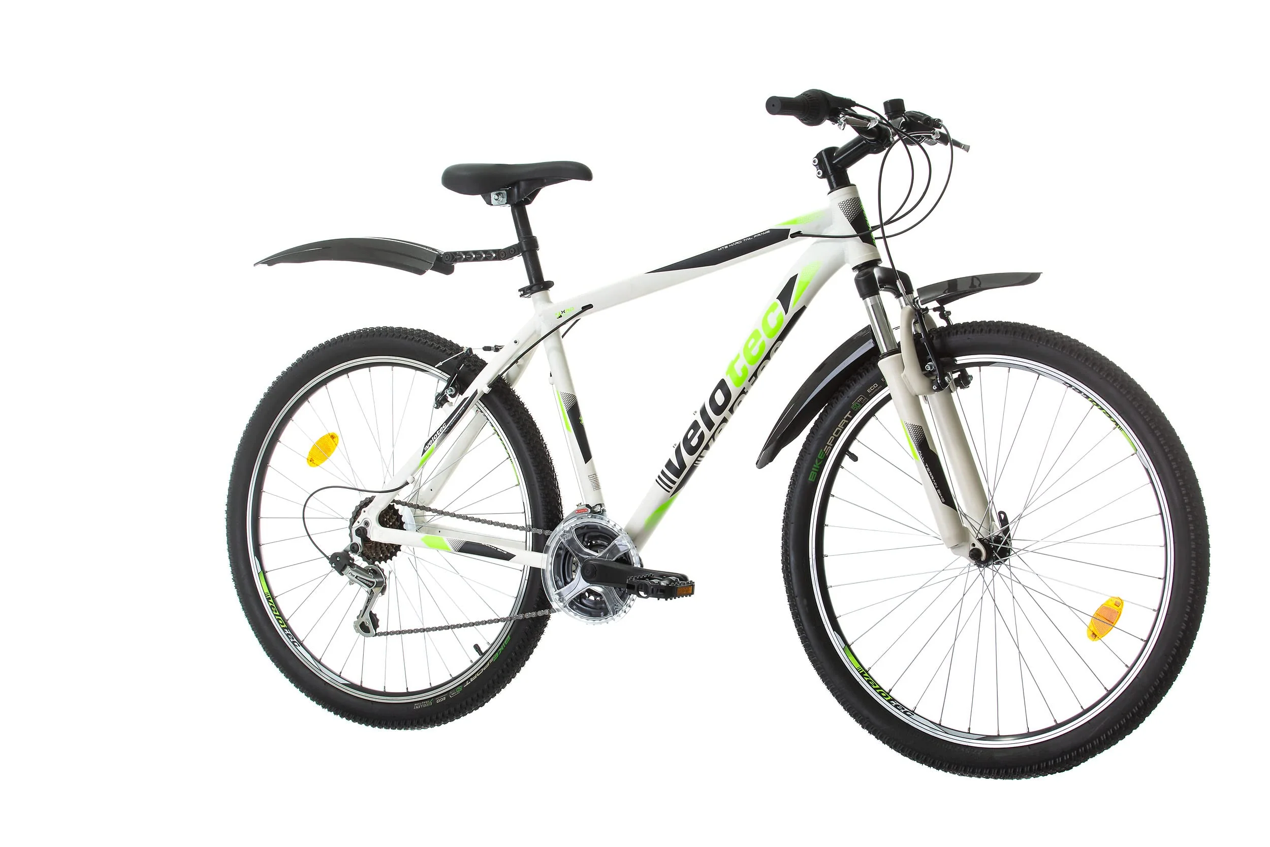 Multibrand Probike PRO 27.5 Zoll Fahrrad Mountainbike 21 Gang, Herren, Damen, Jungen geeignet ab 170-185 cm (Weiß Grün) - Image 9