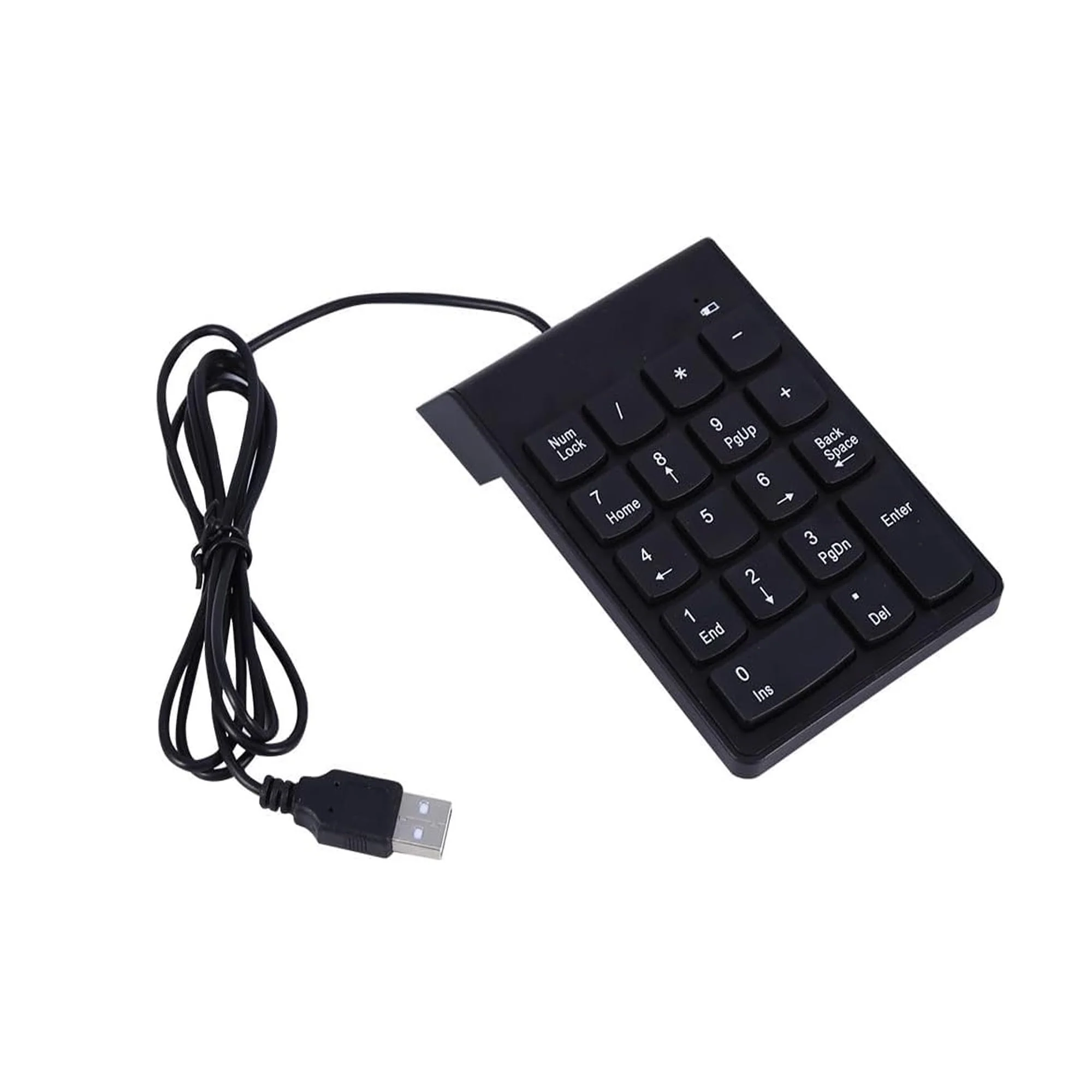 mumisuto USB Mini Ziffernblock, USB Nummernblock, Numeric Keypad, Wired Numpad 34 Tasten Tragbare Tastatur für Laptop Desktop PC Pro