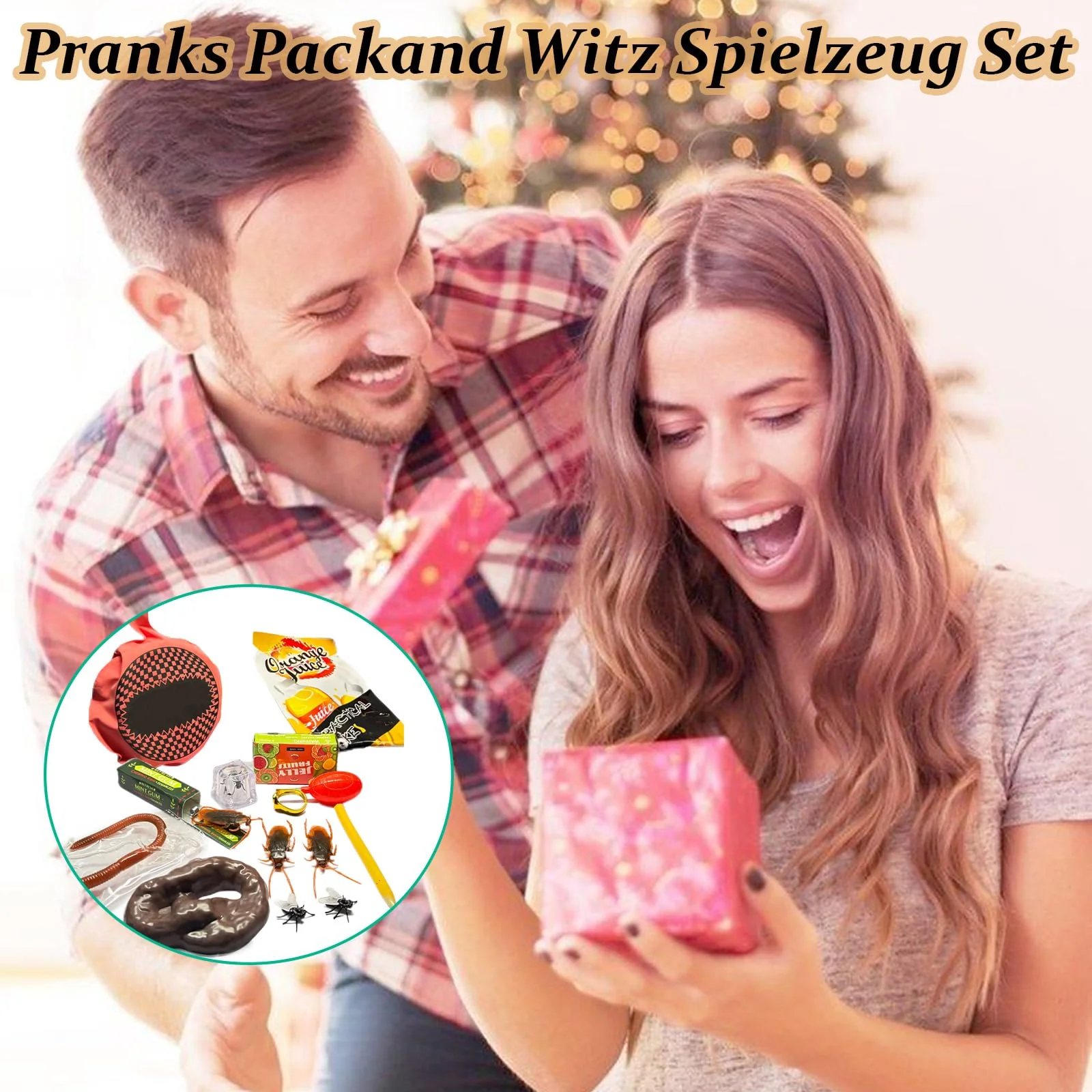 MXYZQDE 14 PCS Scherzartikel Set, Lustige Streiche für Party, Familie und Freunde, Realistische Prank Artikel für Aprilscherz und Spieleabende - Image 5
