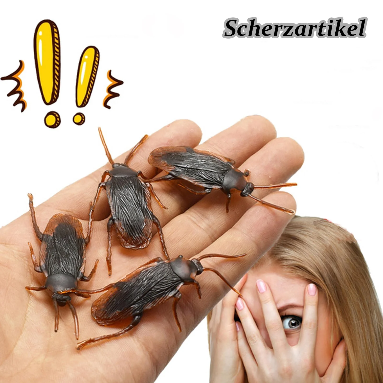 MXYZQDE 14 PCS Scherzartikel Set, Lustige Streiche für Party, Familie und Freunde, Realistische Prank Artikel für Aprilscherz und Spieleabende - Image 6
