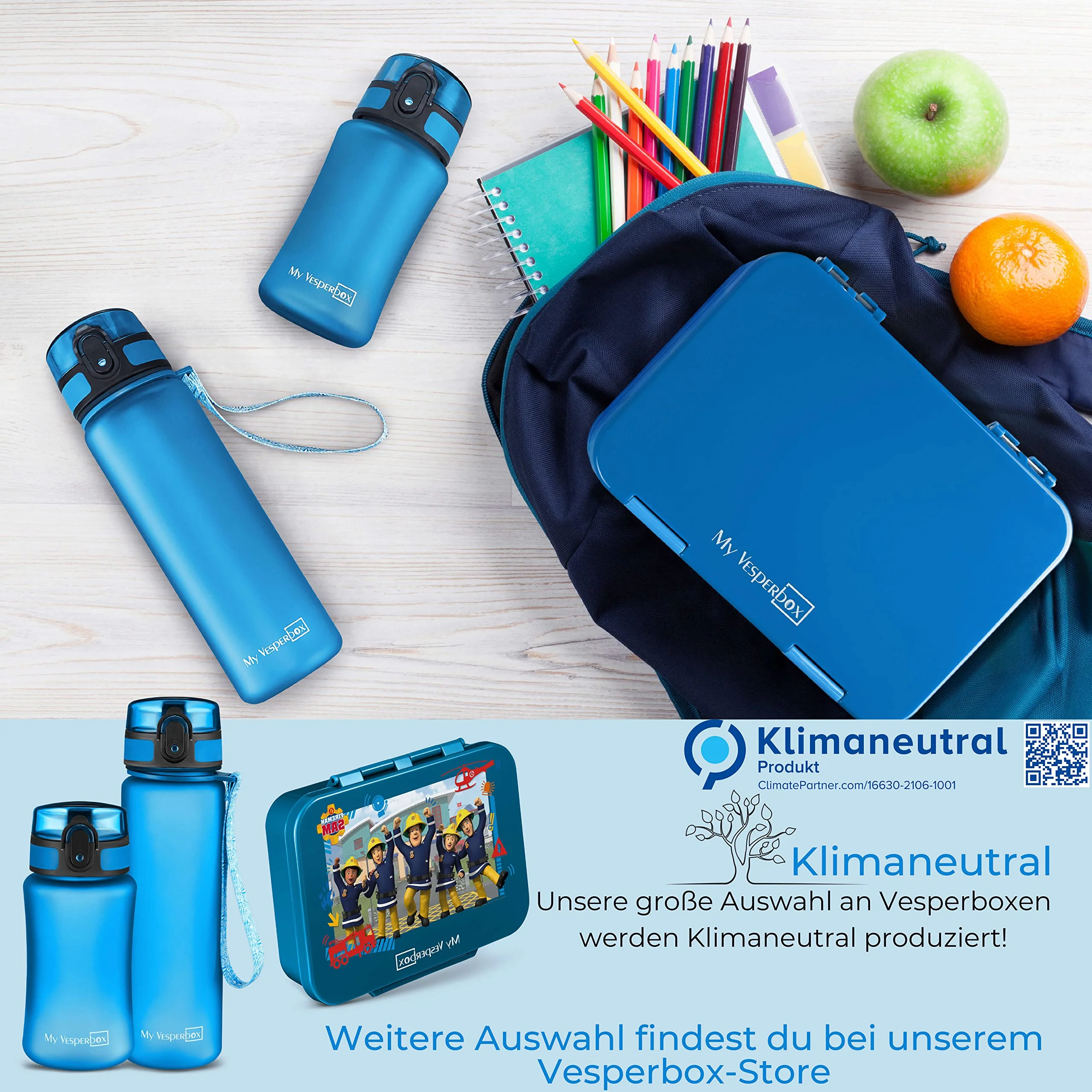 My Vesperbox® Brotdose für Kinder mit Fächern [BIA] - Lunchbox mit Trennfächern - Bento Box - Jausenbox - Brotzeitbox für Schule & Kindergarten - Vesperdose für Jungen & Mädche - Image 3
