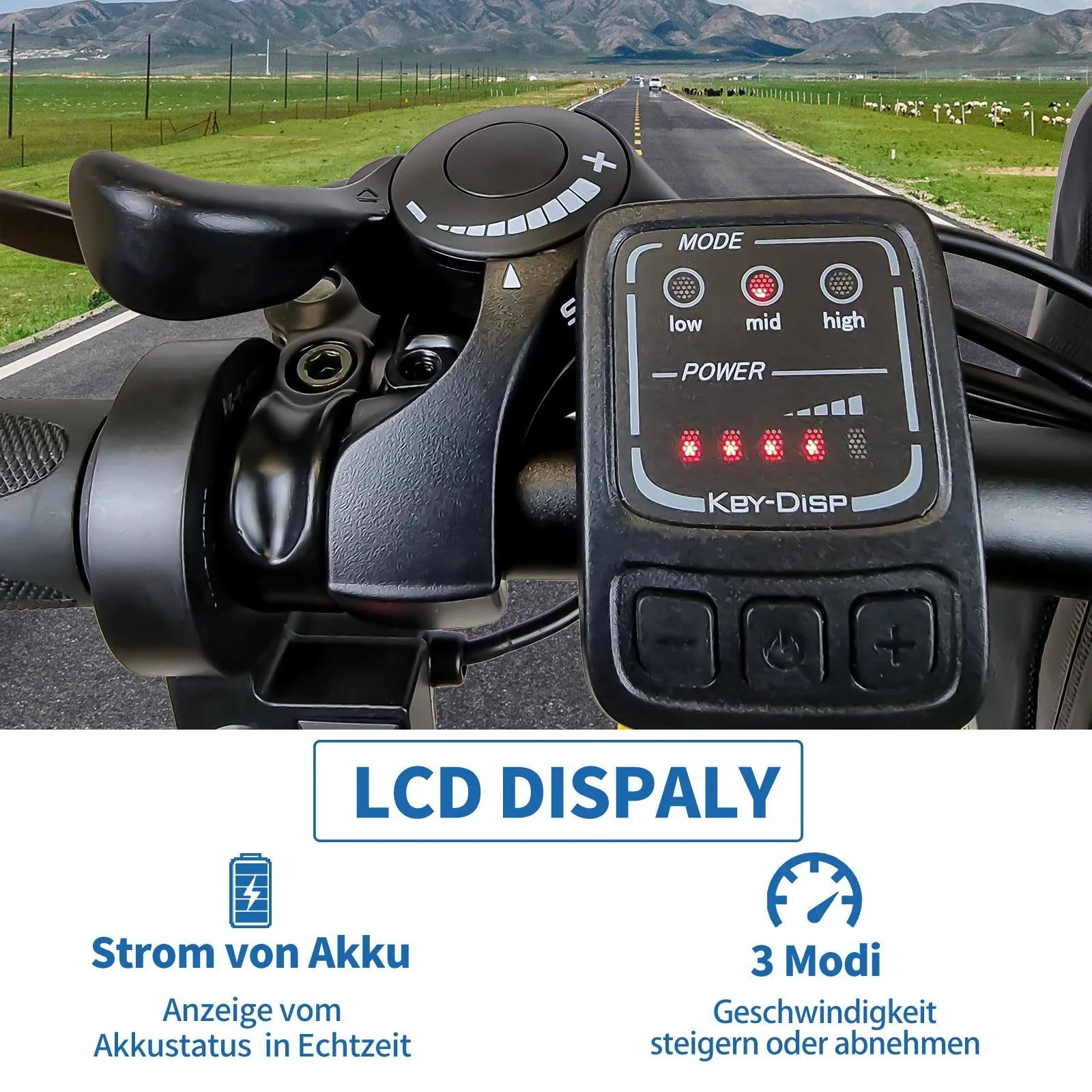MYATU E-Bike 26 Zoll Elektrofahrrad faltbar E-Klapprad Pedelec mit 36V 10,4Ah Akku für eine Reichweite bis 60km, 250W Motor und Shimano 21-Gang E-Mountainbike, Schwarz - Image 5