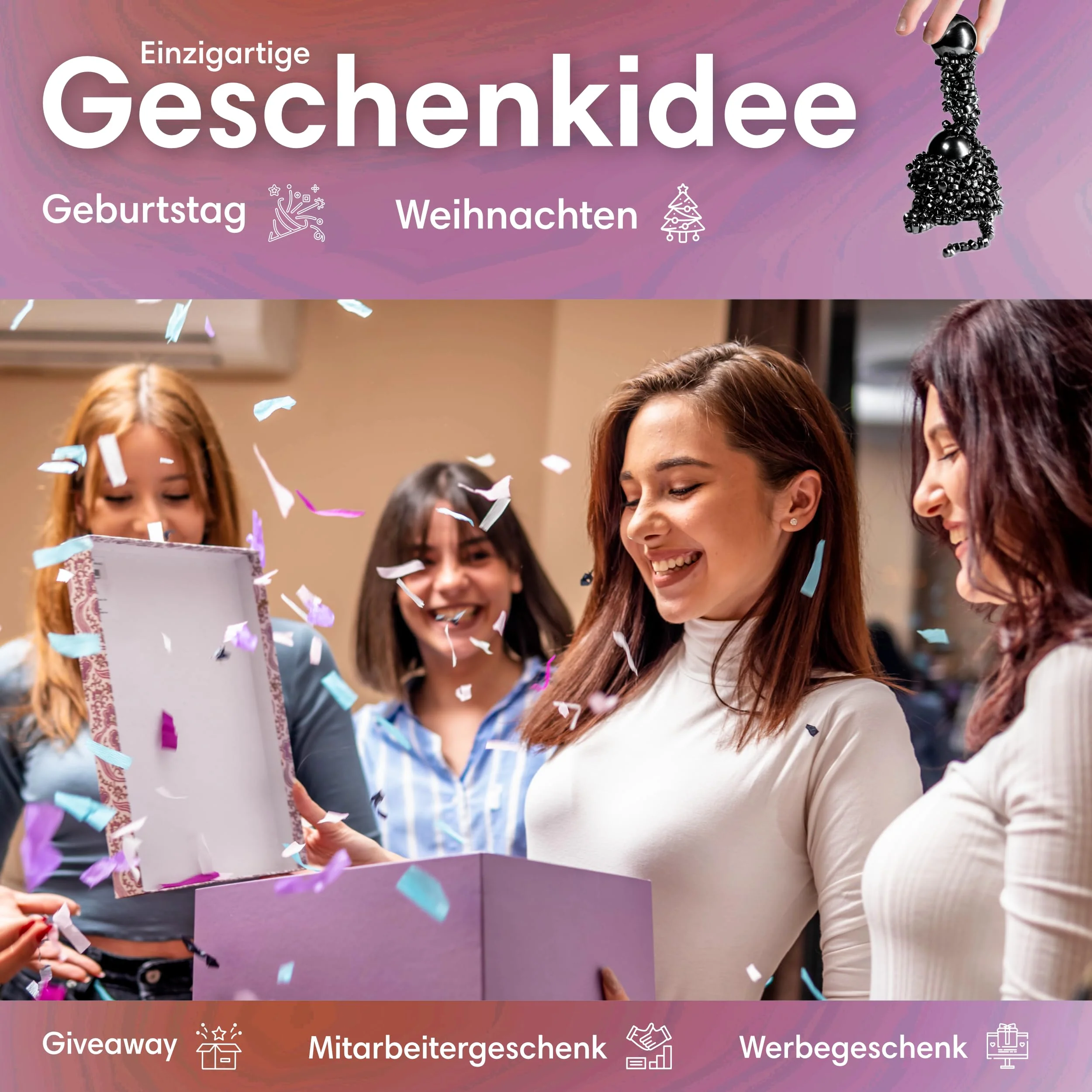 myHodo Crack Magnets Bundle | 2X Extra Starke Magnetkugeln (33mm) & 550+ Magnetsteine (~6mm) | Fidget Magnet Toys Set für ASMR, Stressabbau & Kreativität | Anti Stress Spielzeug | ADHS Hilfsmittel - Image 4