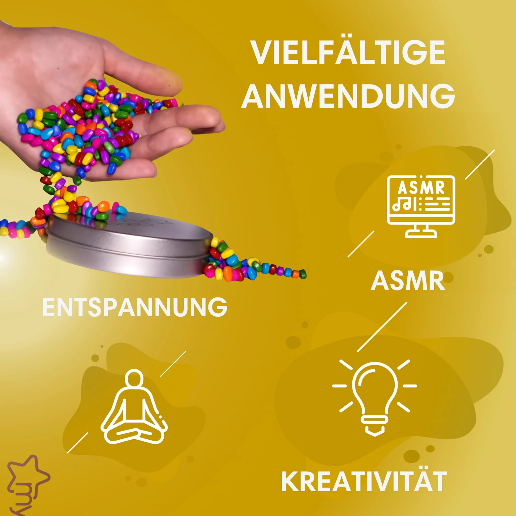 myHodo Crack Magnets Premium Set (1150+ Stück, 5-7mm) - Bunte Magnetsteine (Sanfte Magnetkraft) | Magnete für Stressabbau & Kreativität, Sensorisches Spielzeug | ASMR Trigger & Magnetspiel Edition - Image 6