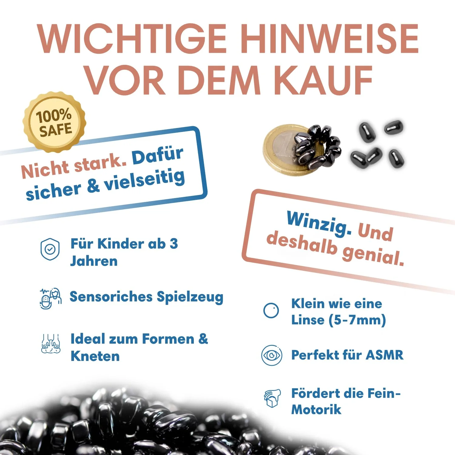 myHodo Crack Magnets Premium Set (1150+ Stück, 5-7mm) - Bunte Magnetsteine (Sanfte Magnetkraft) | Magnete für Stressabbau & Kreativität, Sensorisches Spielzeug | ASMR Trigger & Magnetspiel Edition - Image 7