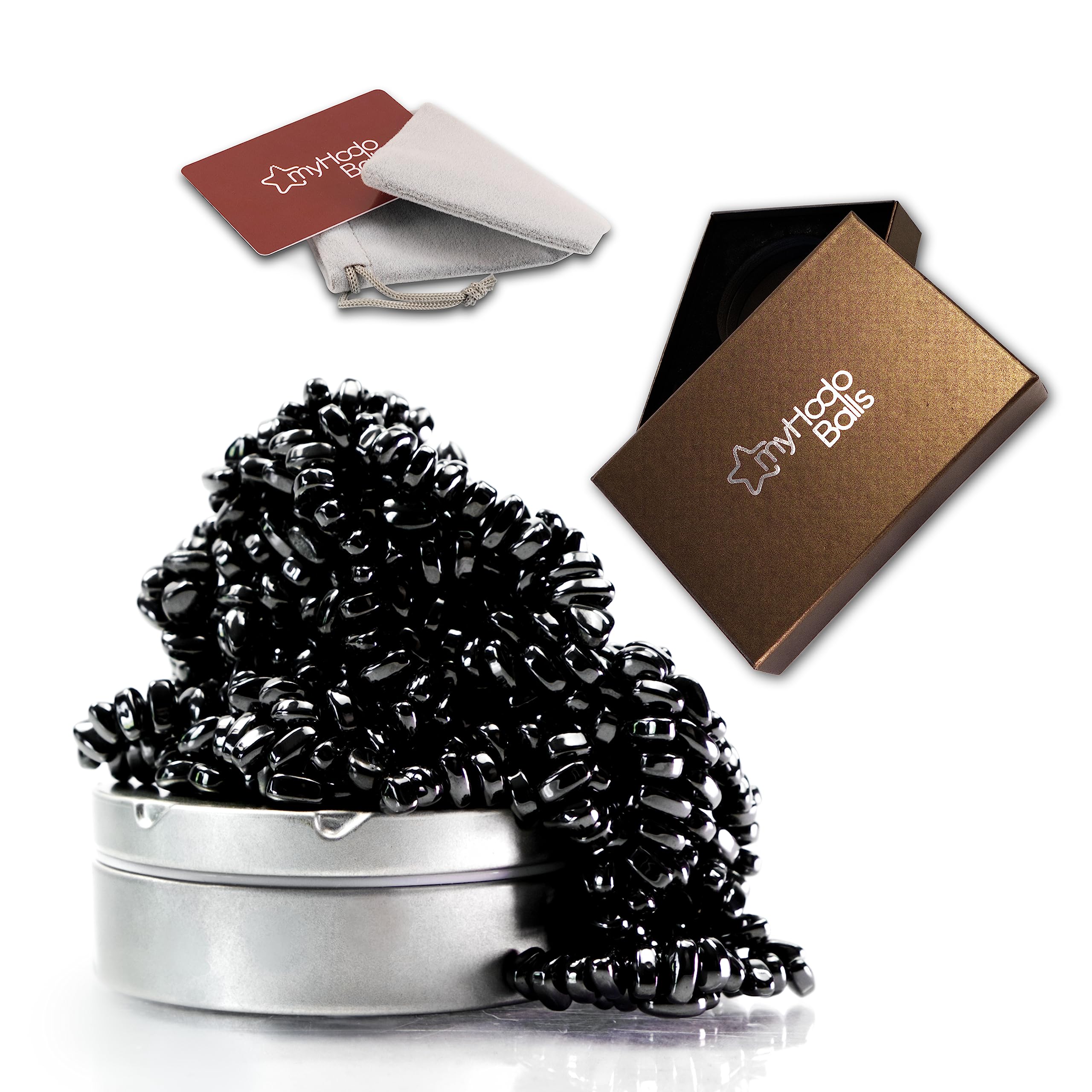 myHodo Magnetsteine Premium Set (1000+ Stück, 5-7mm) – Kleine Crack Magnets (Sanfte Magnetkraft) für Stressabbau & Fokus | Magnetische ASMR Trigger & Magnetspielzeug Edition
