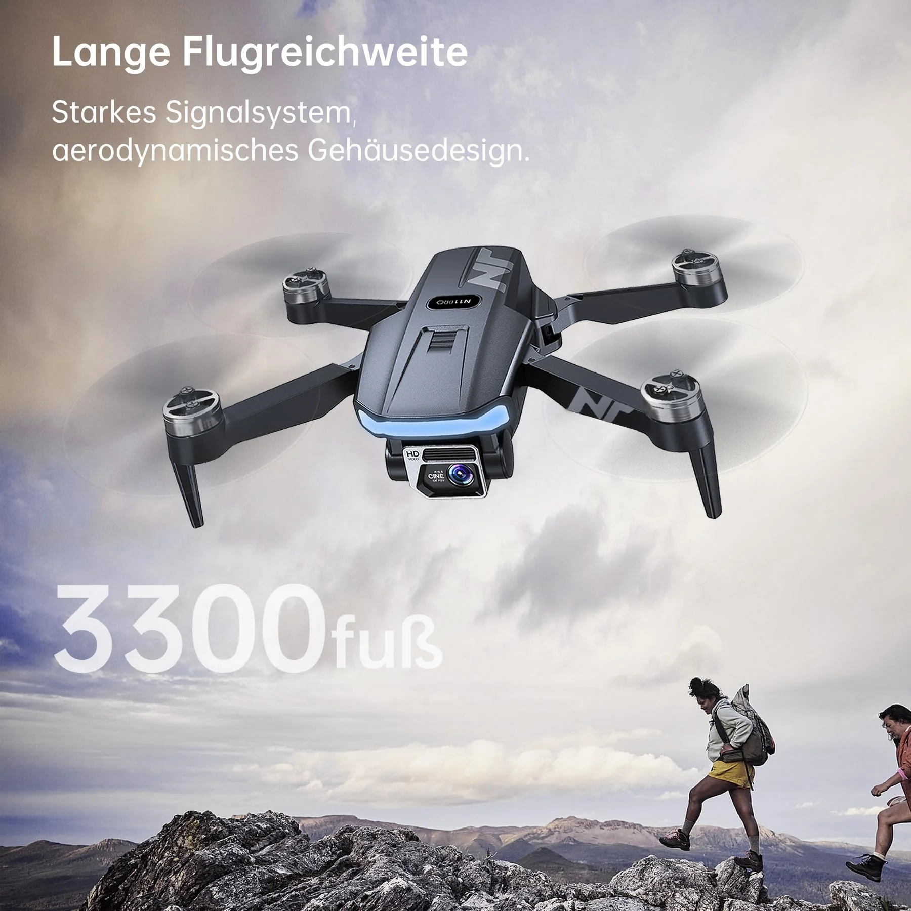 NAFYRE N11 PRO GPS Drohne mit Kamera für Erwachsene 4K UHD, 90 Min lange Flugzeit, lange Kontrollstrecke, Auto Rückkehr, Automatisches Folgen, bürstenloser Motor, 5G FPV RC Quadcopter für Anfänger - Image 2