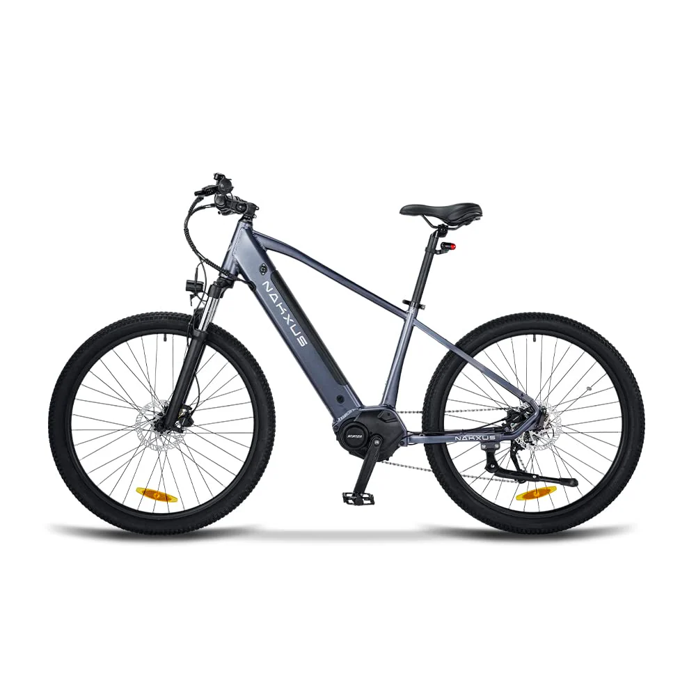 nakxus 27M202 E-Bike Elektrofahrrad 27.5" E-Fahrrad Mittelmotor Max. Reichweite bis zu 150km, Geländegängiges Mountainbike mit Shimano 9 Gängen, City E-Bike Herren Damen - Image 5