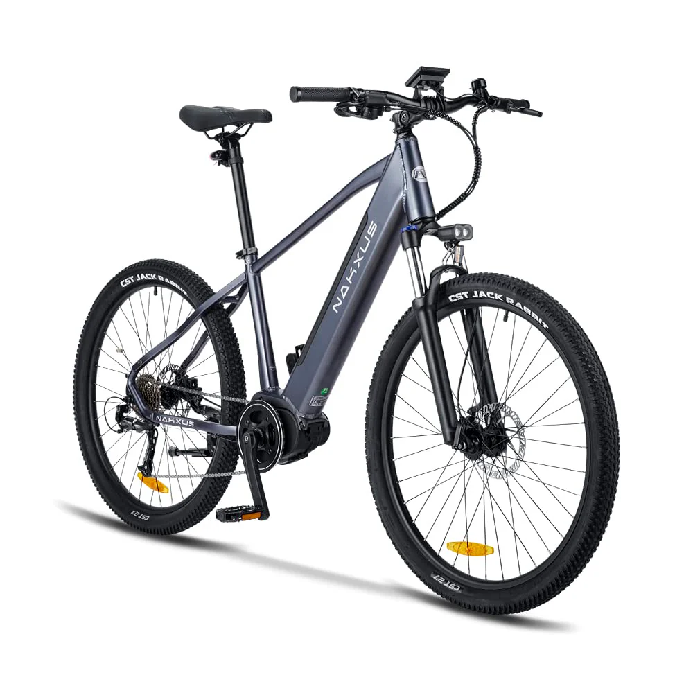 nakxus 27M202 E-Bike Elektrofahrrad 27.5" E-Fahrrad Mittelmotor Max. Reichweite bis zu 150km, Geländegängiges Mountainbike mit Shimano 9 Gängen, City E-Bike Herren Damen - Image 7