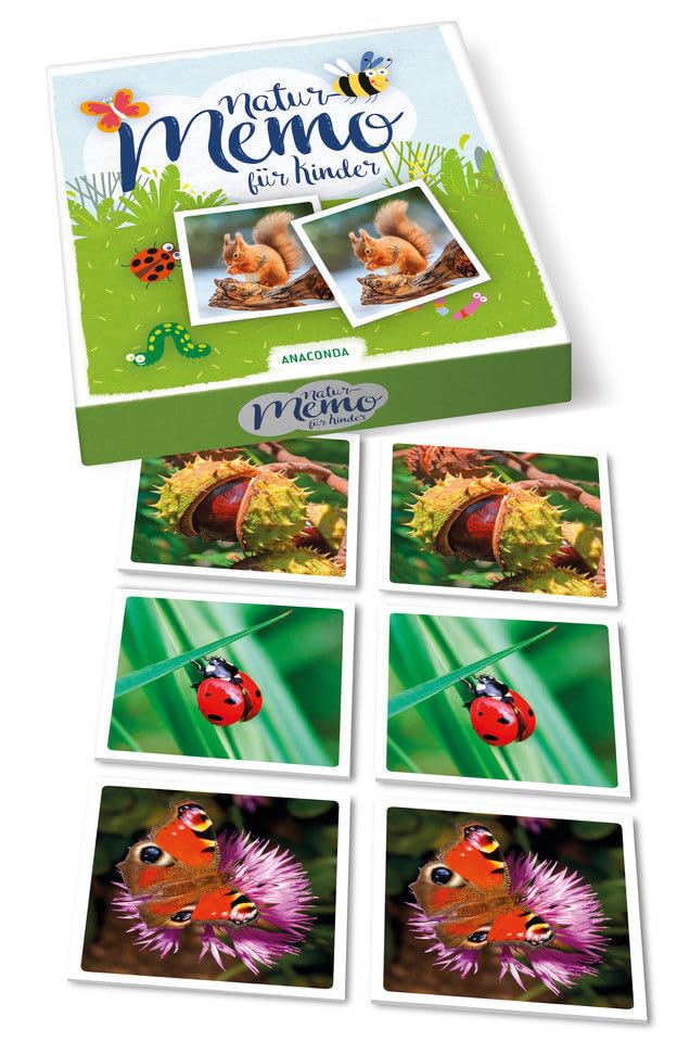 Natur Memo-Spiel für Kinder: Memo-Spiel mit 40 Spielkarten im Spielkarton - Image 2