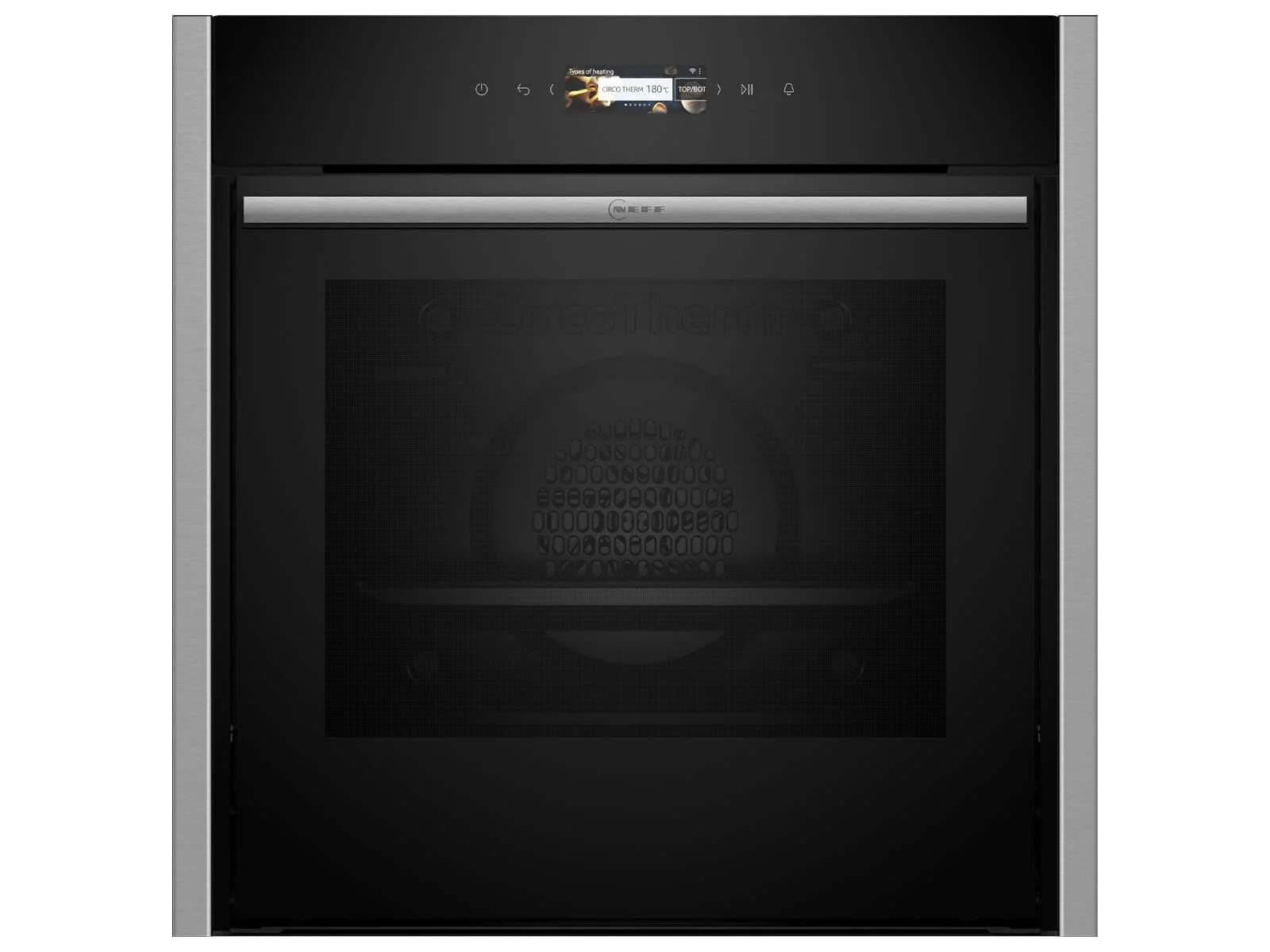NEFF B54CR31N0 Einbau-Backofen N70, Integrierbarer Backofen 60 x 60cm, Slide&Hide, Full Touch TFT-Display, Automatikprogramme, Soft Open & Close, Edelstahl - Image 2