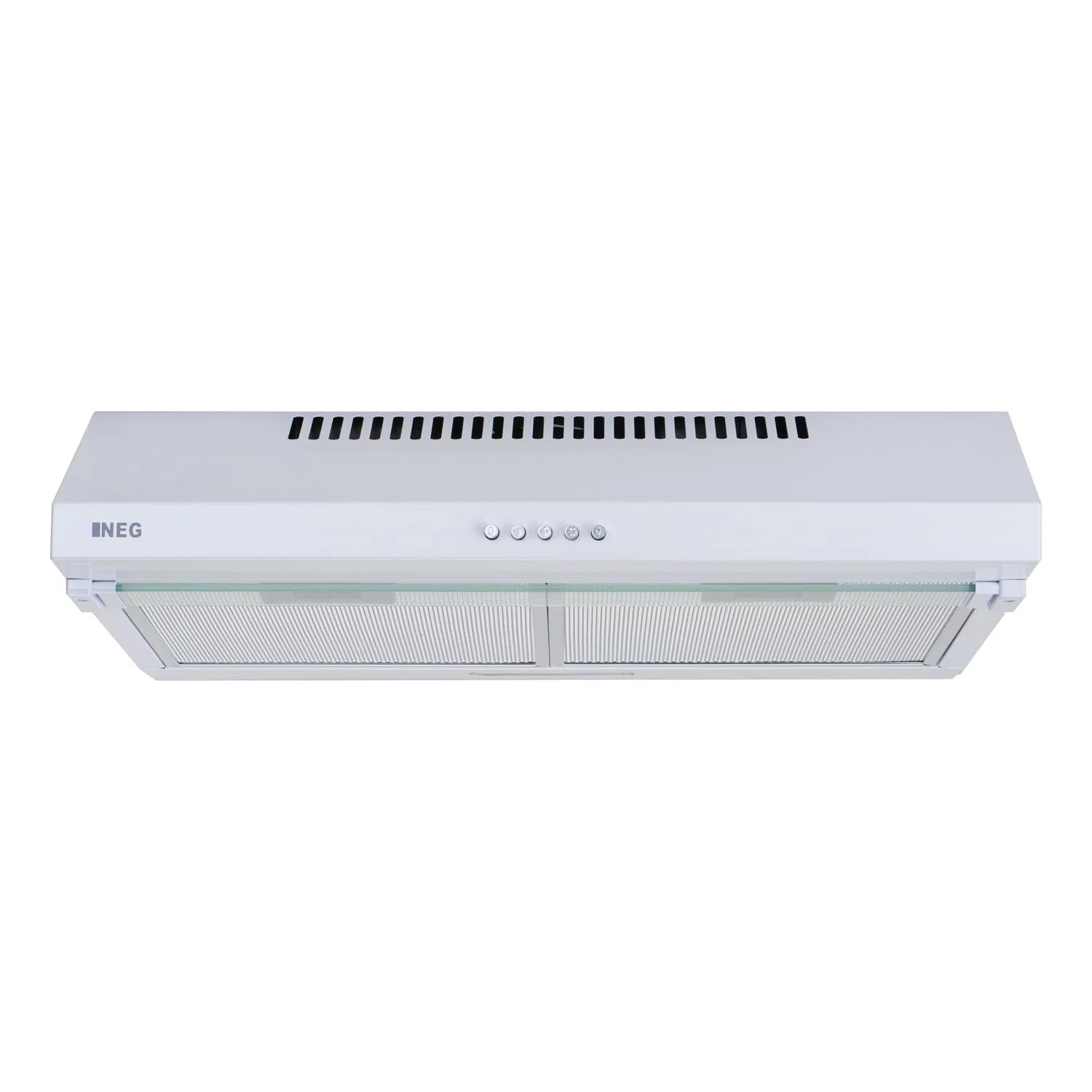 NEG Dunstabzugshaube NEG15-ATW+ (weiß) Edelstahl-Unterbau-Haube mit Doppelmotor (Abluft/Umluft) und LED-Beleuchtung (60cm) Unterschrank- oder Wandanschluss - Image 3