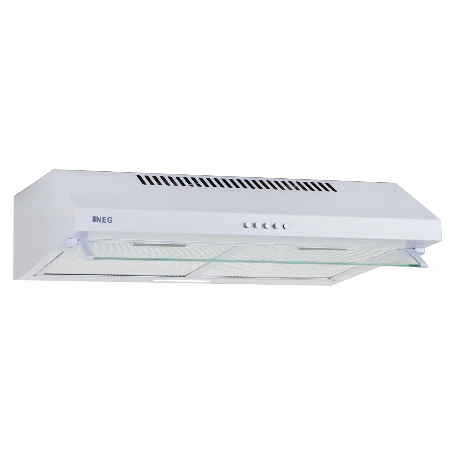 NEG Dunstabzugshaube NEG15-ATW+ (weiß) Edelstahl-Unterbau-Haube mit Doppelmotor (Abluft/Umluft) und LED-Beleuchtung (60cm) Unterschrank- oder Wandanschluss - Image 5