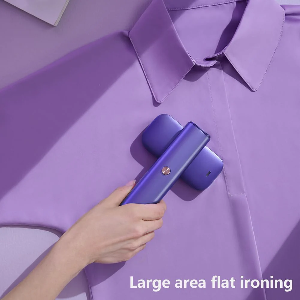 nesmar G5 Dampfglätter, Steamer 2-in-1 Handdampfer für Kleidung und Bügeleisen für Kleidung,1200W 10 Minuten Dauerdampf,0,8 kg leicht, Reise-Dampfbügelstationenfür unterwegs und zu Hause - Image 3