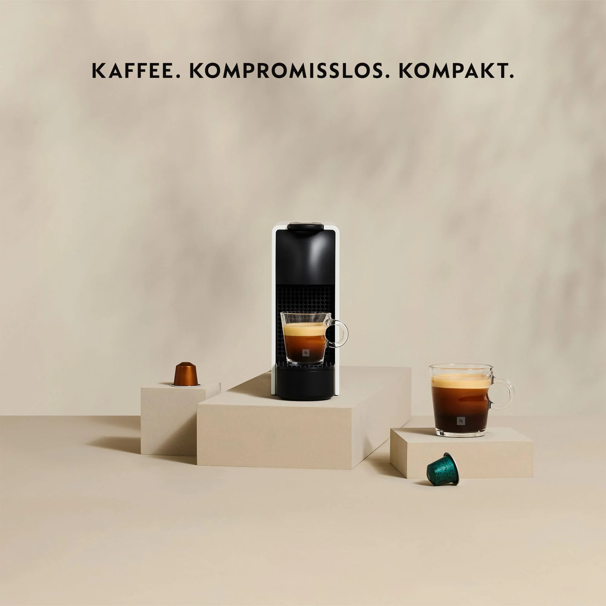 Nespresso Krups XN1108 Essenza Mini Kaffeekapselmaschine| 14 Kapseln | 19 bar | Energiesparmodus | 1260 W | 0,6 L| 8.03 x 3.31 x 12.99 cm | schwarz | Energieklasse A - Image 5