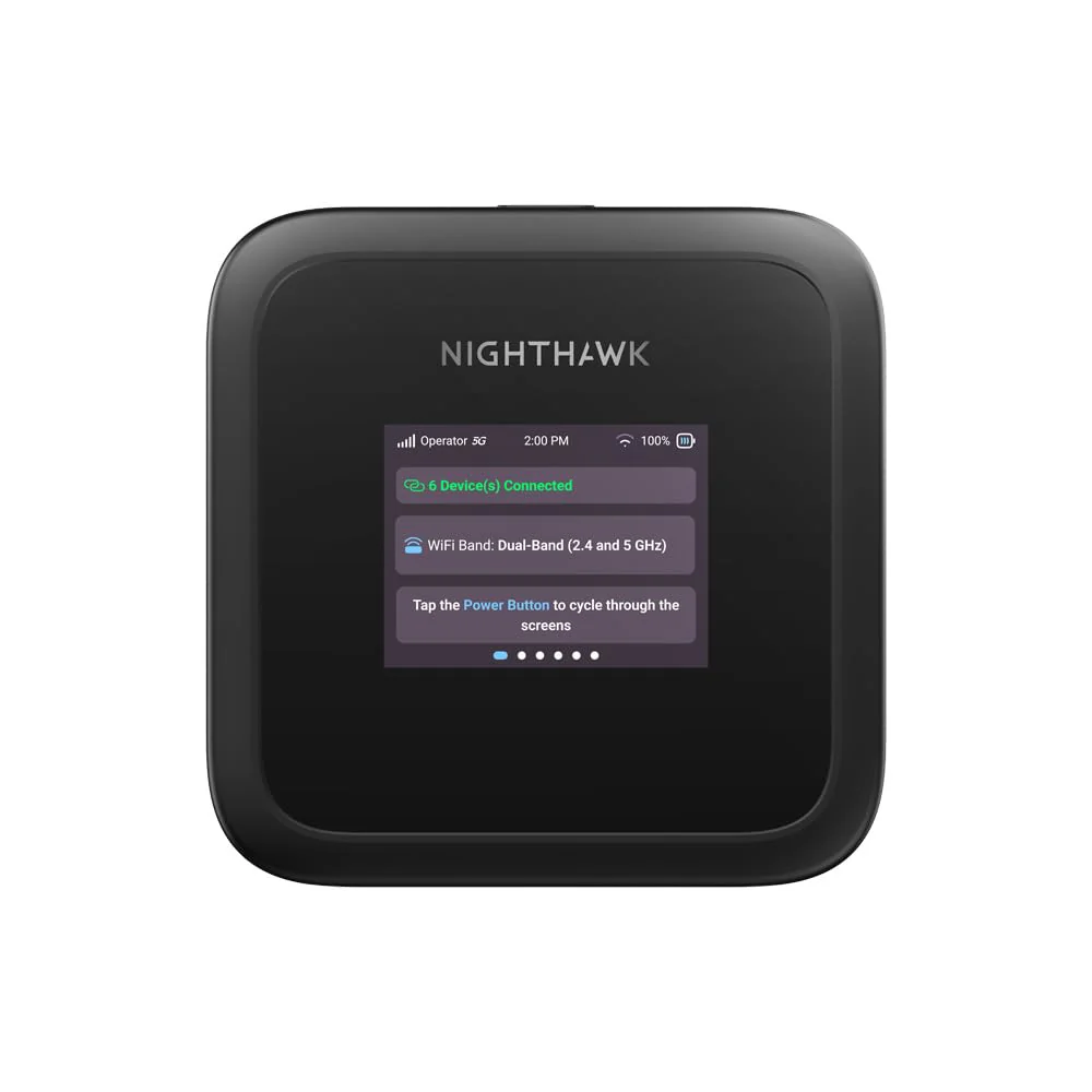 NETGEAR Nighthawk M3 – 5G Router SIM Karte, Mobiler WLAN Router | bis zu 2,5 GBit/s – SIM-Steckplatz entsperrt – Tragbarer WLAN-Hotspot z– 5G- und 4G-MiFi, bis zu 32 Geräte (MH3150) - Image 4