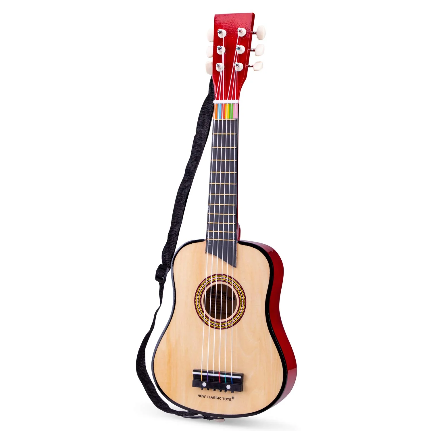 New Classic Toys - 10304 - Musikinstrument - Spielzeug Holzgitarre - Deluxe - Naturell, Kinder (Unisex) - Image 9