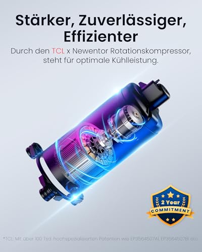 Newentor mobile Klimaanlage 12000 BTU, Klimaanlage mobil mit Abluftschlauch für Räume bis 43㎡, kühlen/entfeuchten/ventilieren mit Fernbedienung - Image 2
