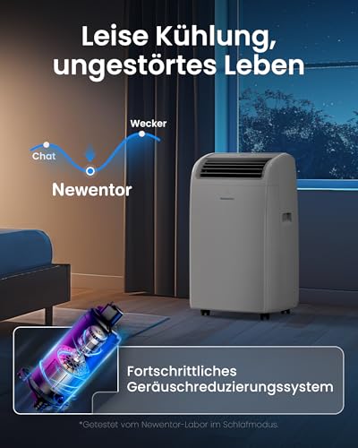 Newentor mobile Klimaanlage 12000 BTU, Klimaanlage mobil mit Abluftschlauch für Räume bis 43㎡, kühlen/entfeuchten/ventilieren mit Fernbedienung - Image 5
