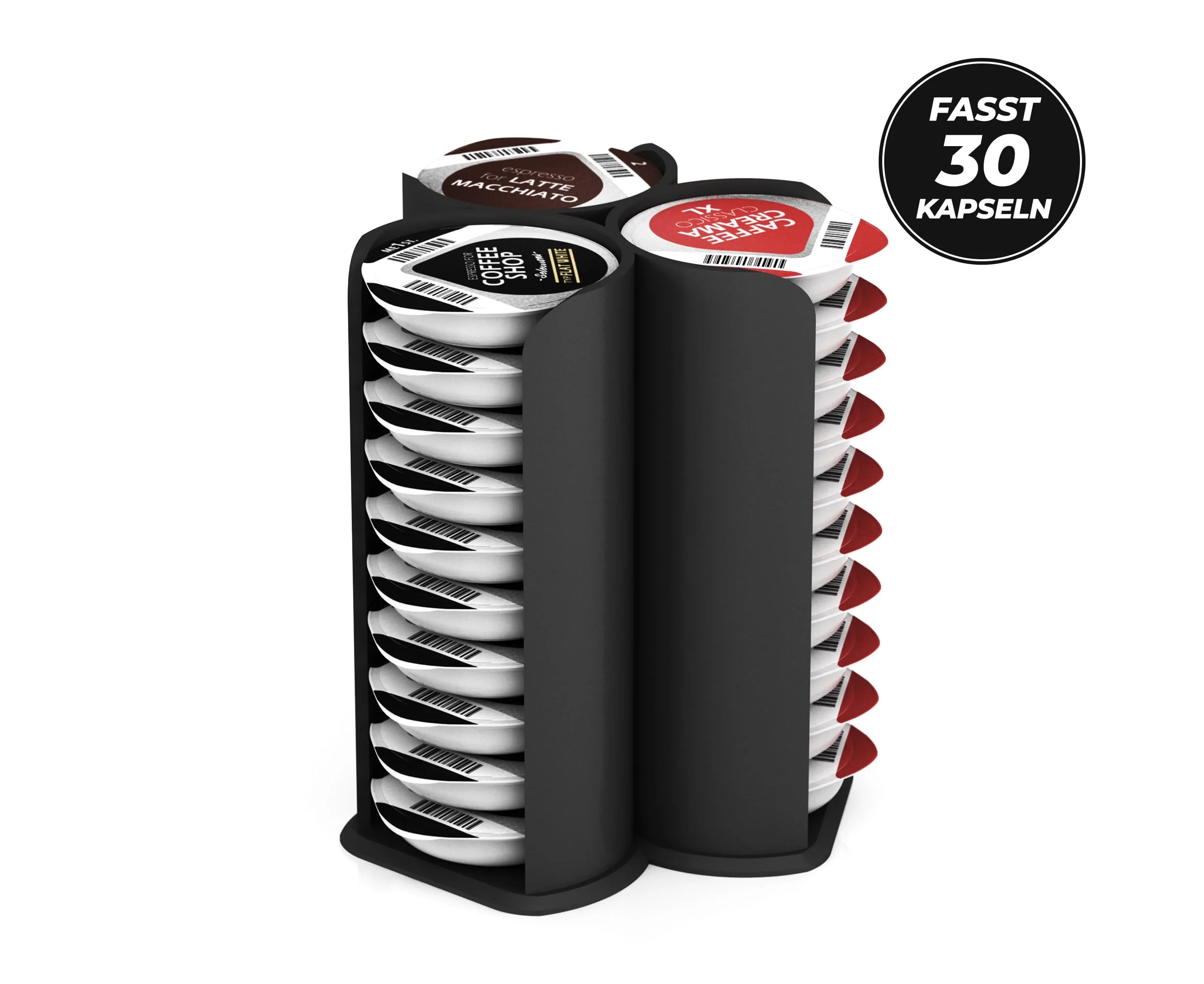 NewGround Designs Kapselhalter für Tassimo Kapseln (30 Stück) - Kapselspender, Kapselständer, Halterung - Image 2