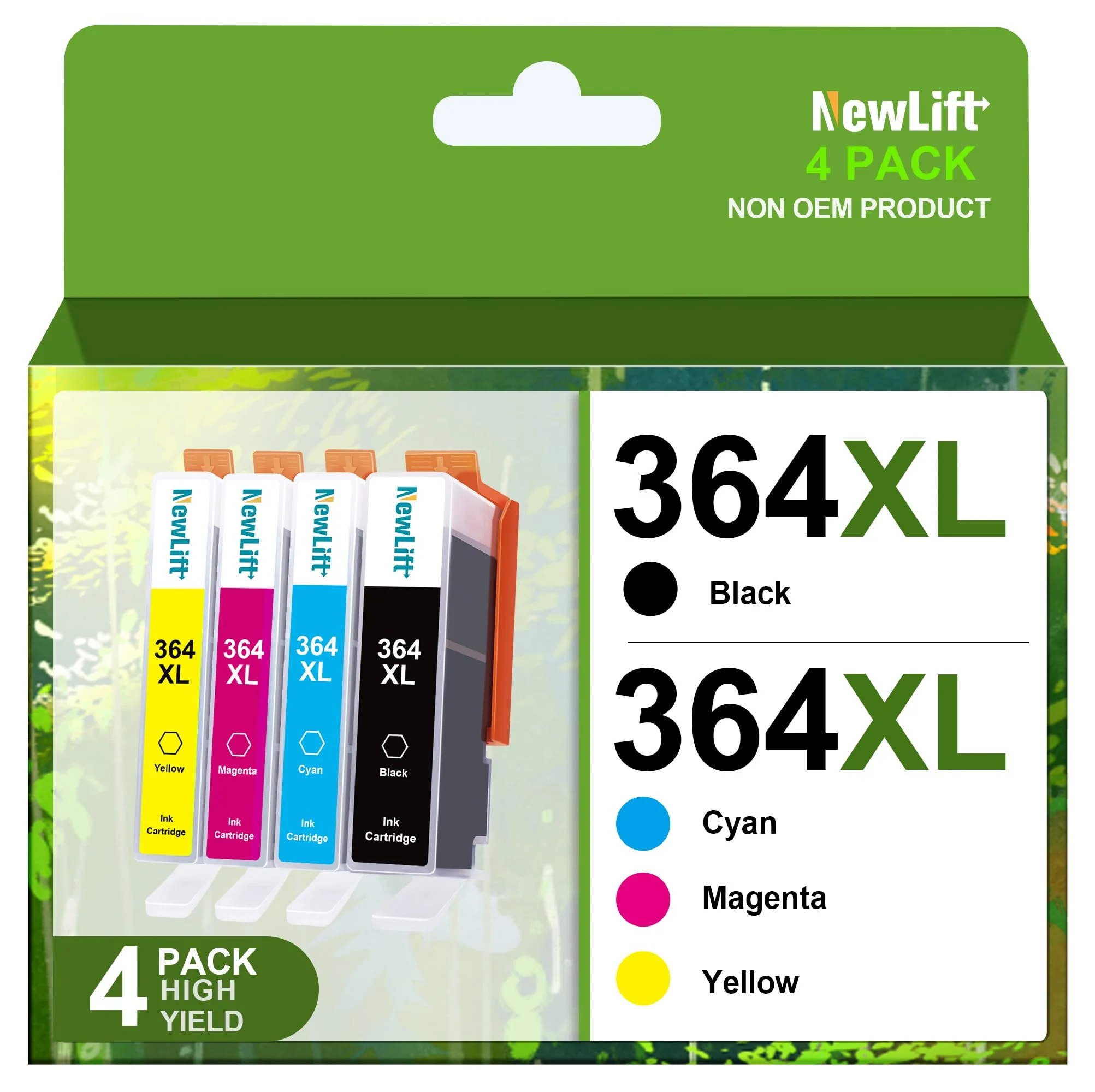 Newlift 364XL Multipack Druckerpatronen Kompatibel für HP 364 XL Tintenpatronen Deskjet 3070A 3520 3524 3522 officejet 4620 4622 4610 Photosmart 5510 6510 5515 5520 5524 7510 7520 (4er-Pack) - Image 4