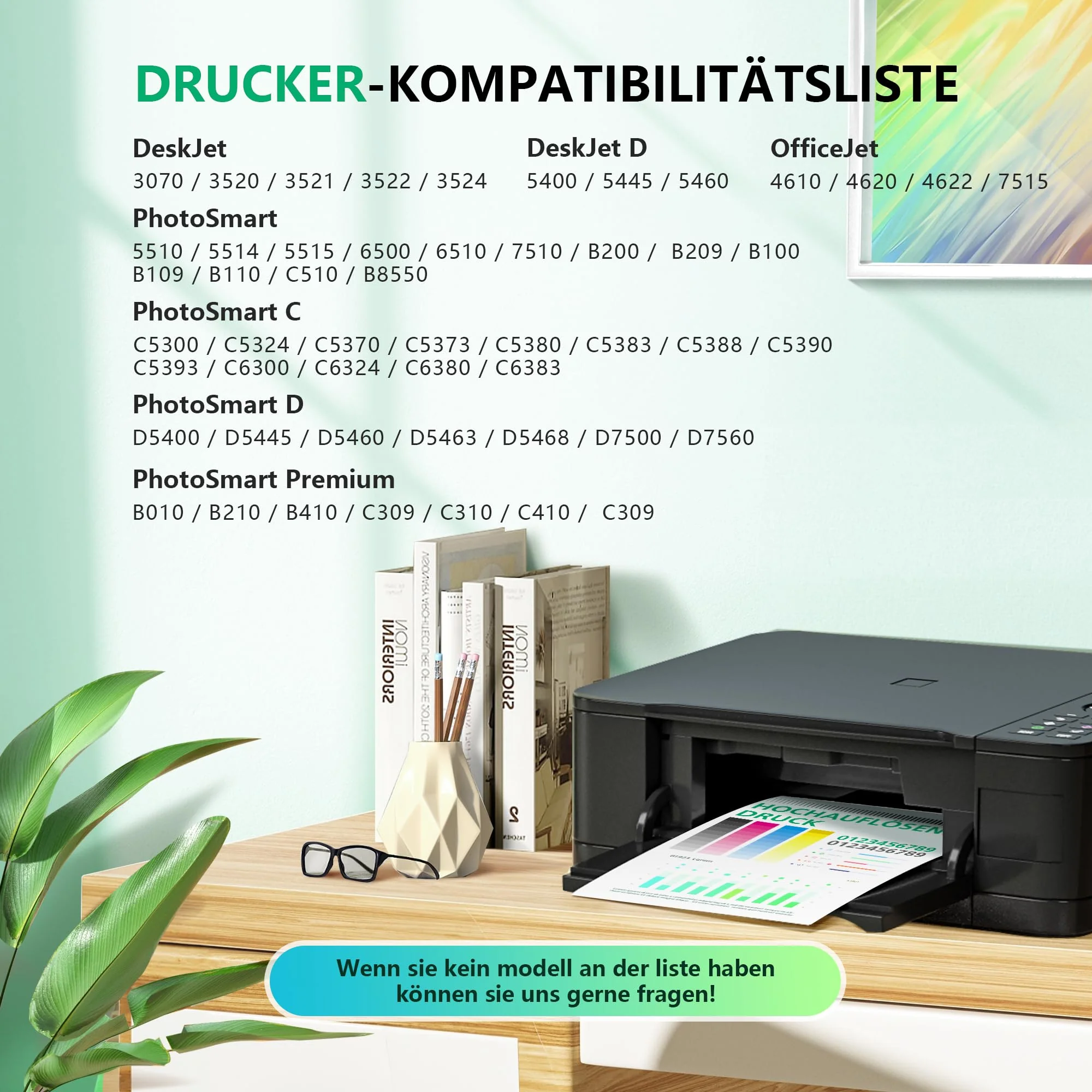 Newlift 364XL Multipack Druckerpatronen Kompatibel für HP 364 XL Tintenpatronen Deskjet 3070A 3520 3524 3522 officejet 4620 4622 4610 Photosmart 5510 6510 5515 5520 5524 7510 7520 (4er-Pack) - Image 5