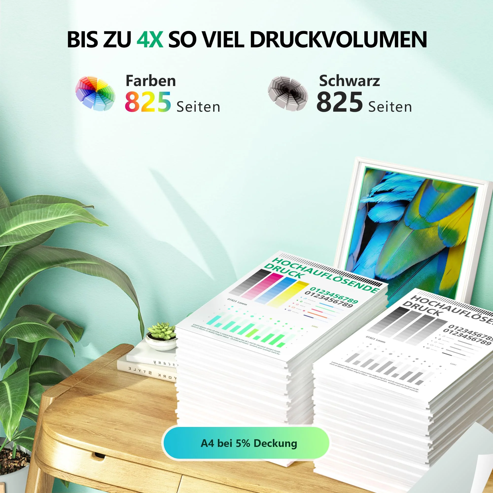 NewLift 912XL für HP 912 Druckerpatronen Kompatibel für HP 912 HP 912 XL Multipack für HP Officejet Pro 8022 Patronen für HP officejet pro 8020 8012 8010(Schwarz Cyan Magenta Gelb,4er-Pack) - Image 5
